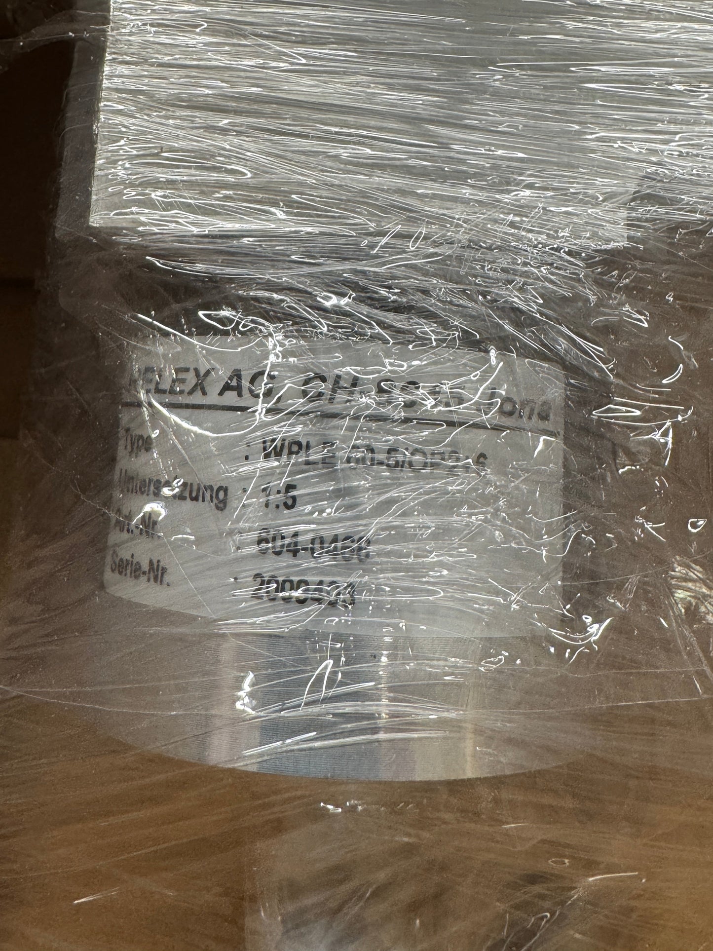 Relex AG Right Angle Planetary Gearbox WPLE 60, Art.-Nr. 604-0486