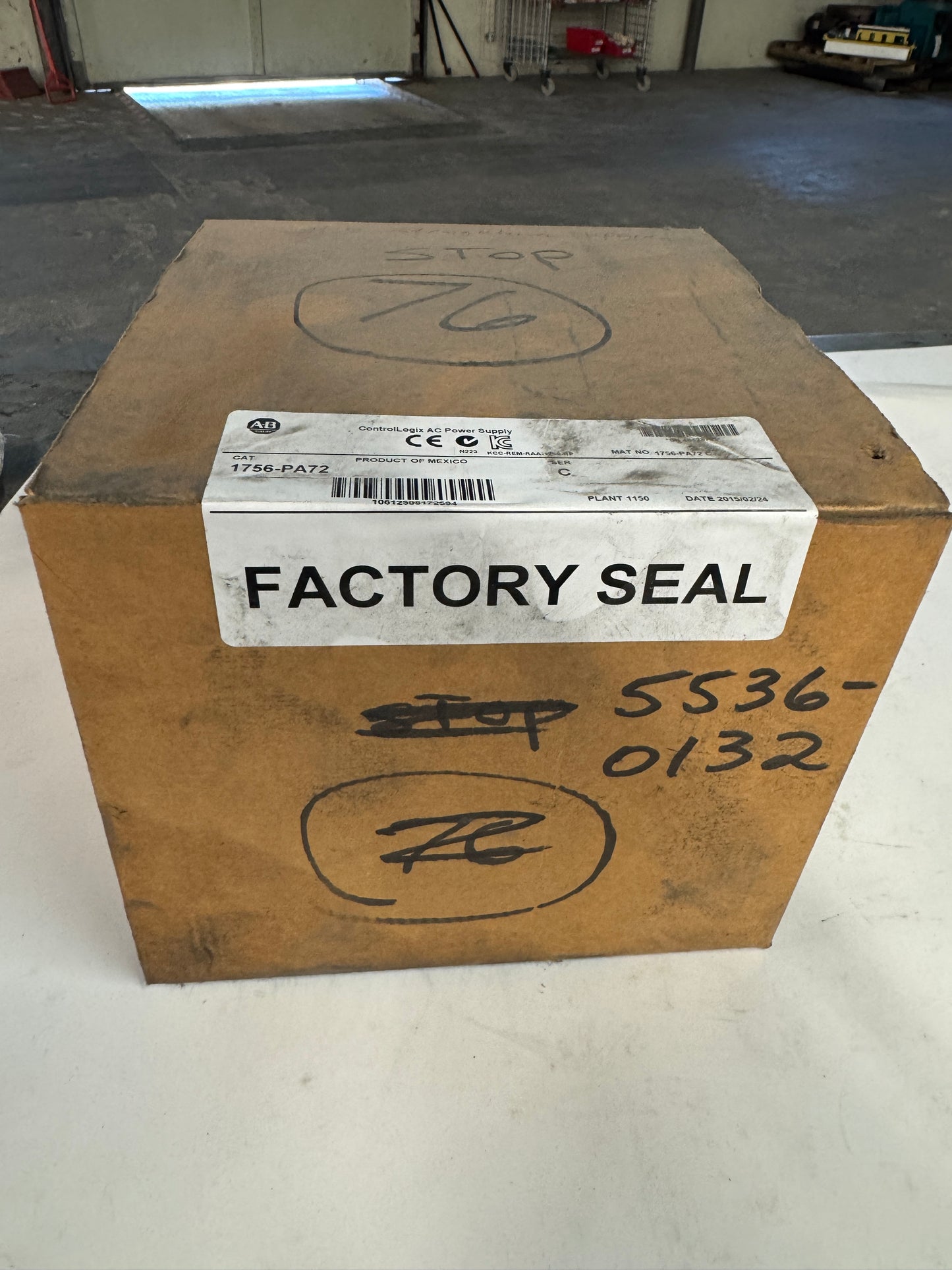 Allen-Bradley ControlLogix AC Power Supply 1756-PA72