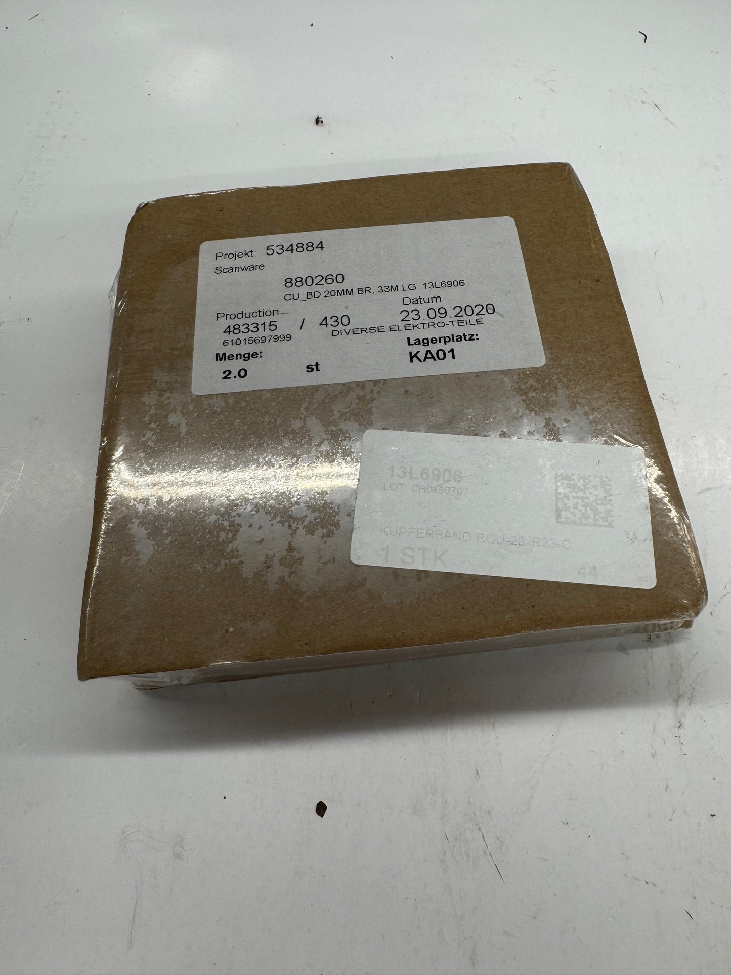Kupferbrand Bare Copper Strip Coil 13L6906-ROU-20/R33-C