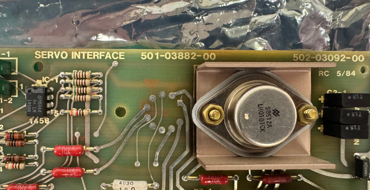 Giddings & Lewis Electronics Servo Interface Board 501-03882