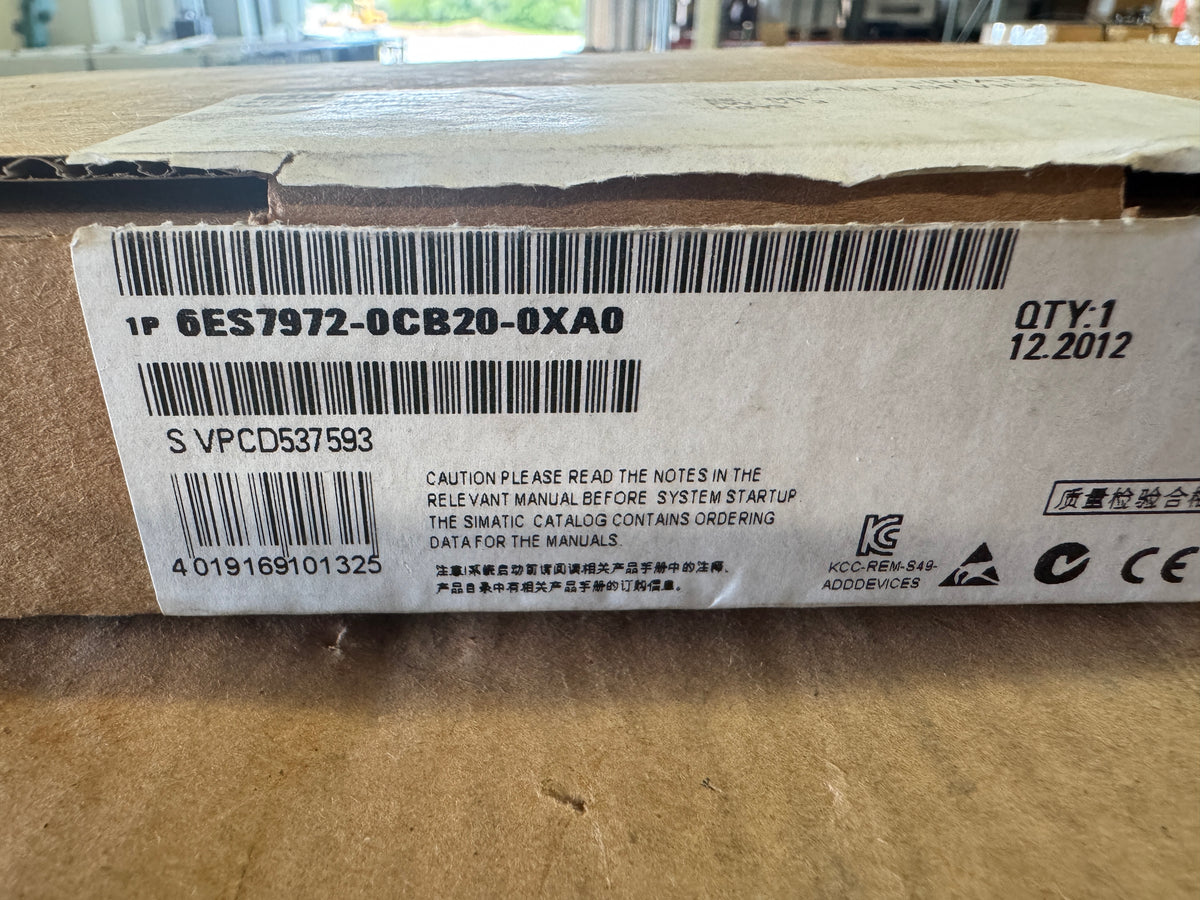 Siemens 6ES7972-0CB20-0XA0 SIMATIC S7 PC Adapter USB Open Box Unused