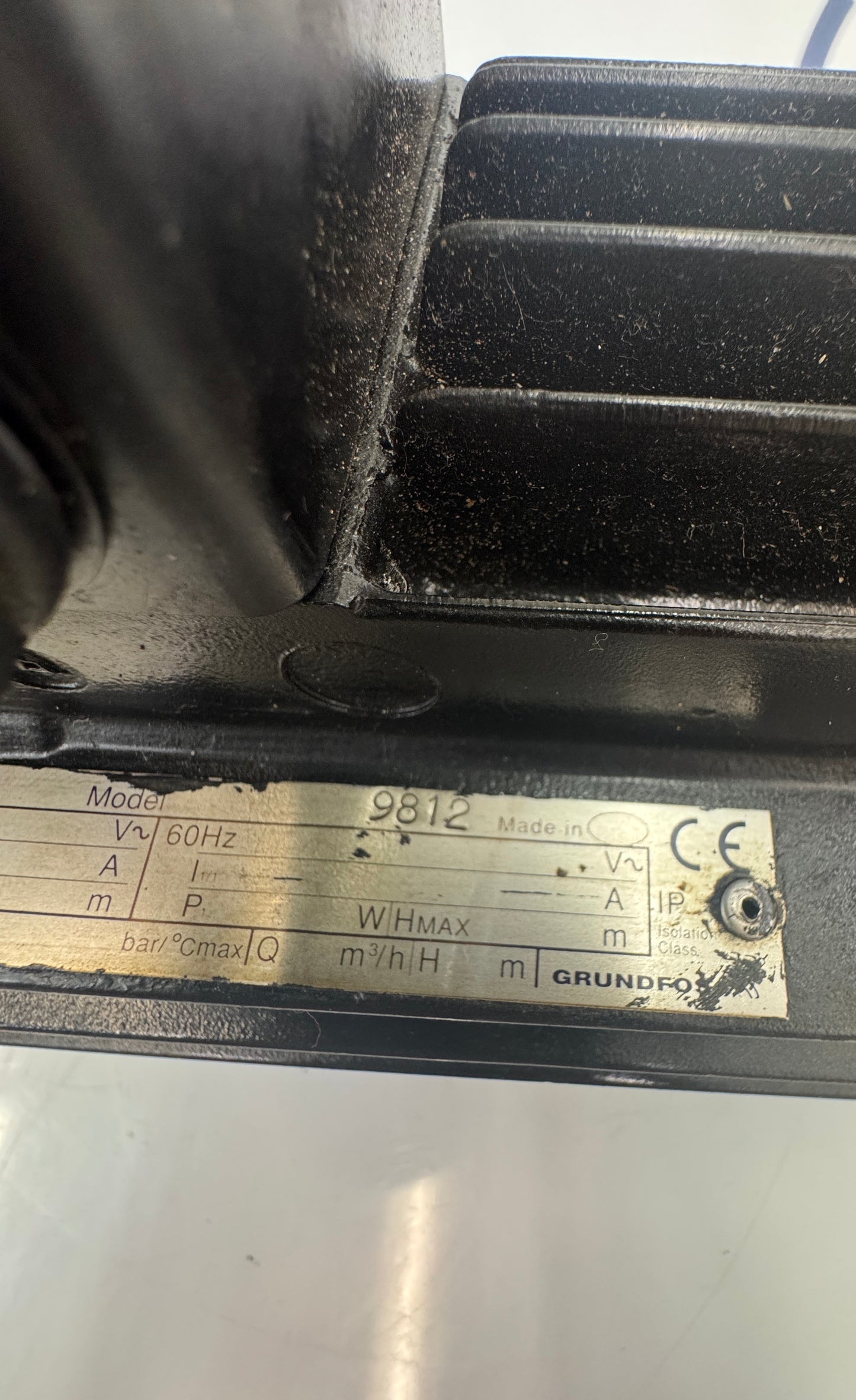Grundfos Close-Coupled Centrifugal Pump 9812 60 Hz