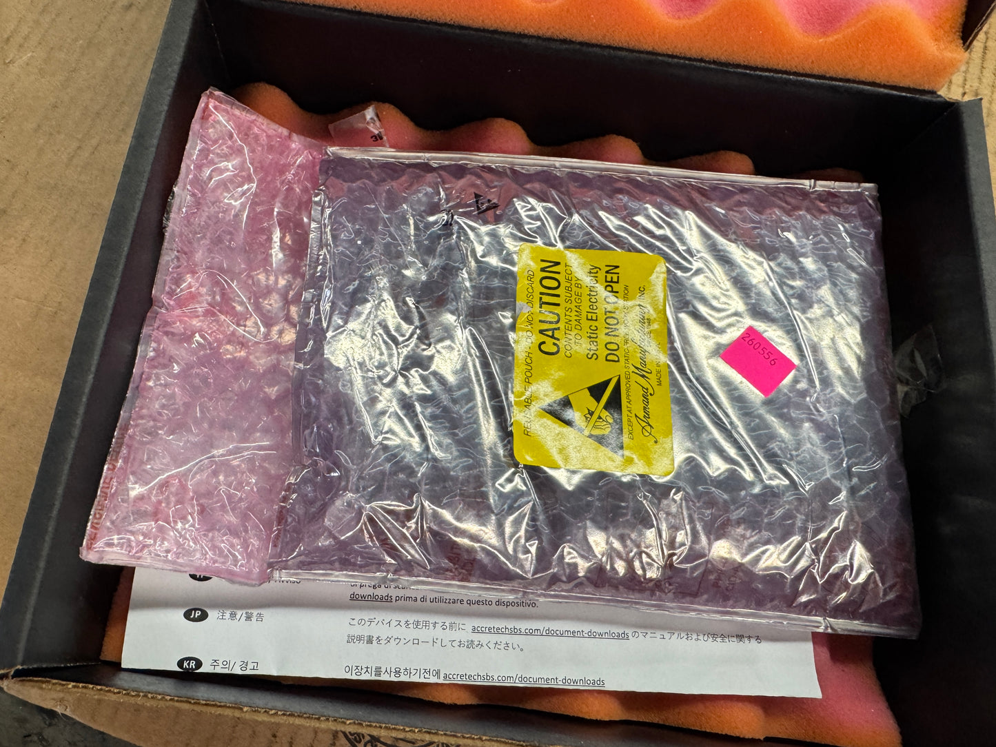 SBS SB-5522 Acoustic Emission Monitor Card 24 VDC Appears Unused 1770