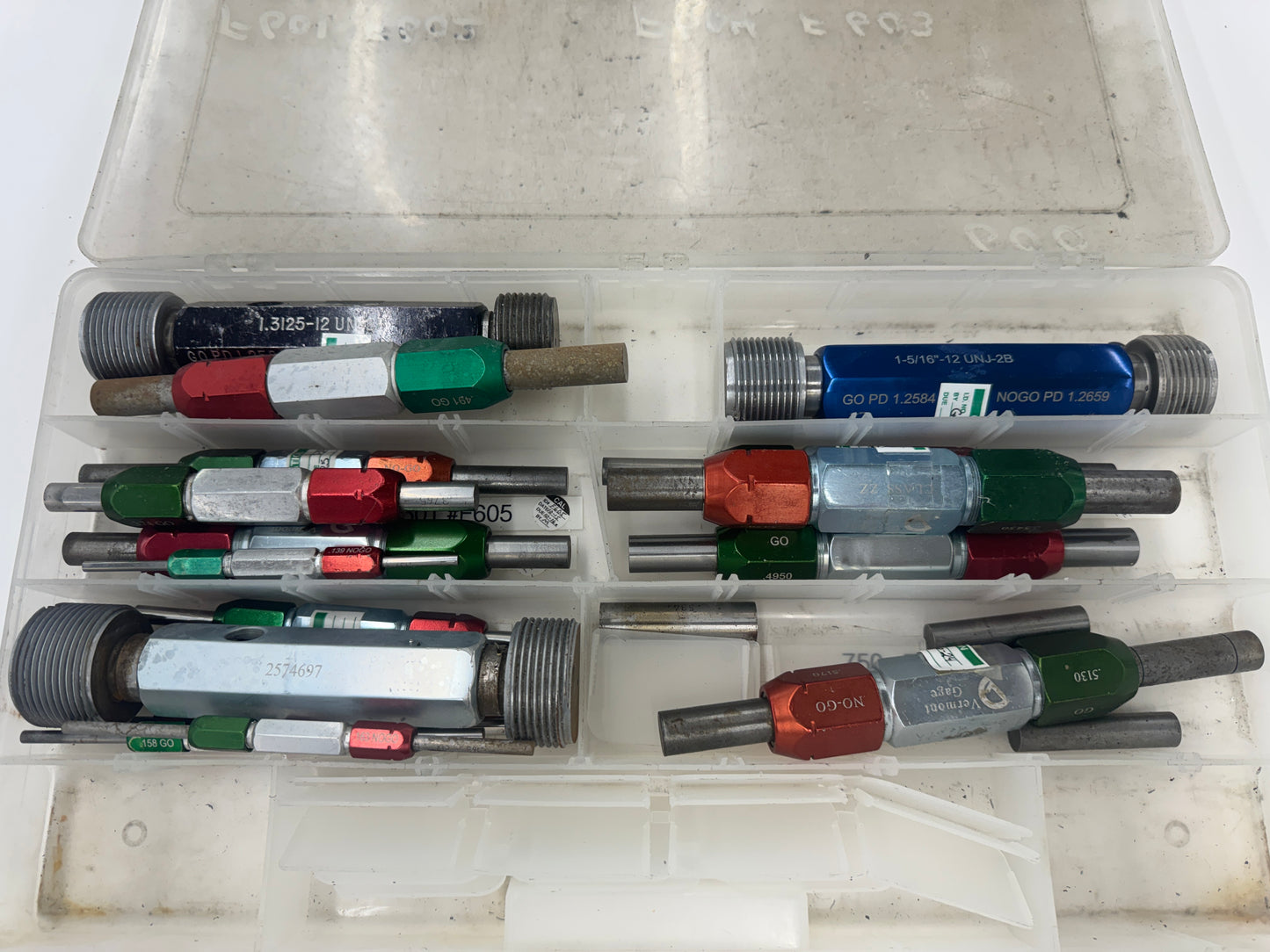 Thread Plug Gage Set GO NOGO Mixed Lot