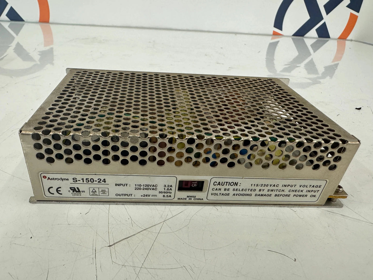 Astrodyne Enclosed Switching Power Supply S-150-24 150 Watt Output