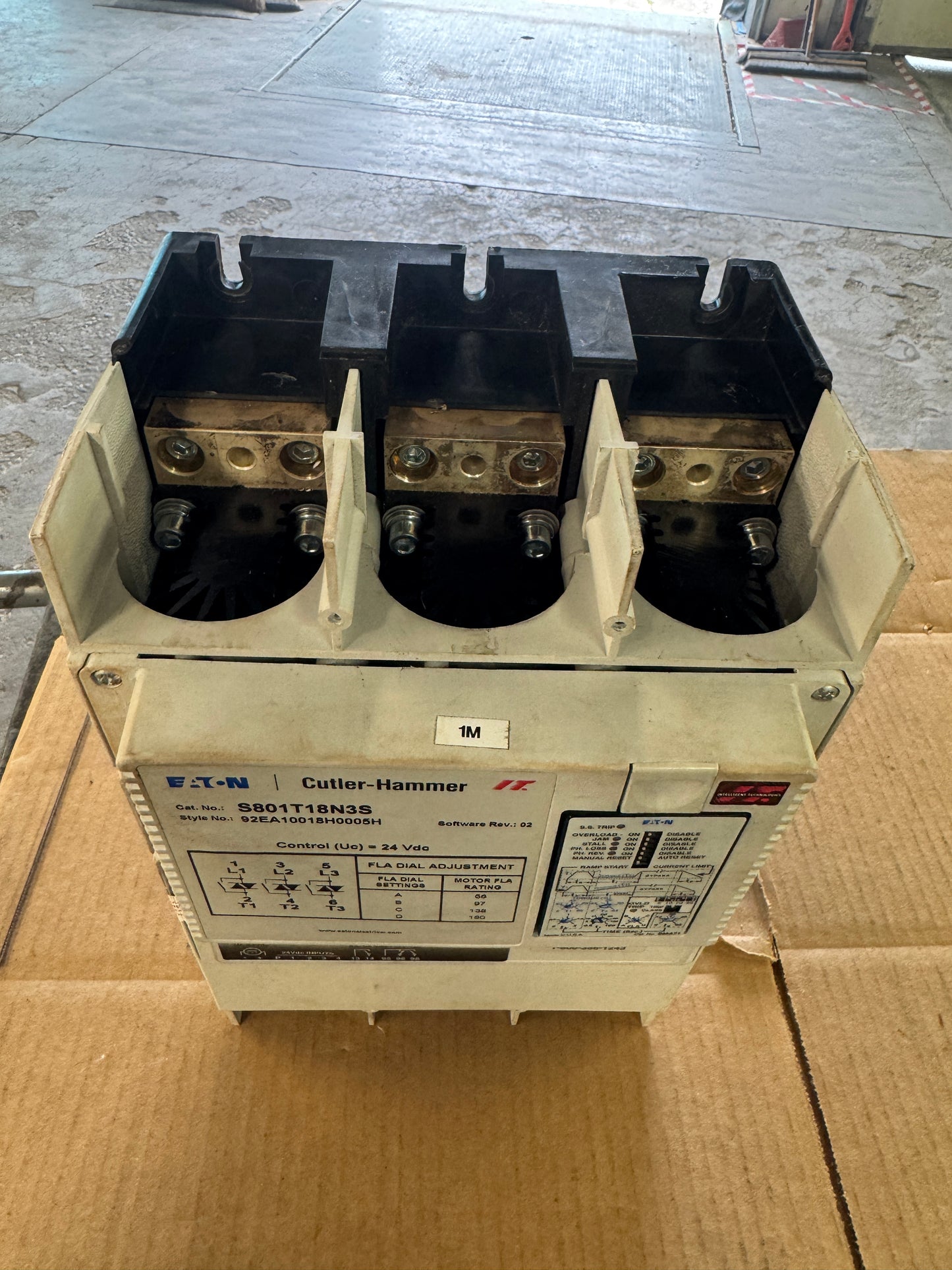 Eaton Cutler-Hammer S801T18N3S Soft Starter Untested Surplus