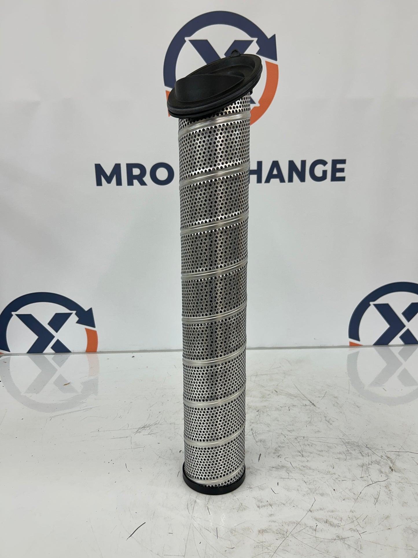 Parker Hannifin Hydraulic Filter Element 940734 4.7 in. OD x 24 in. L, Double Length