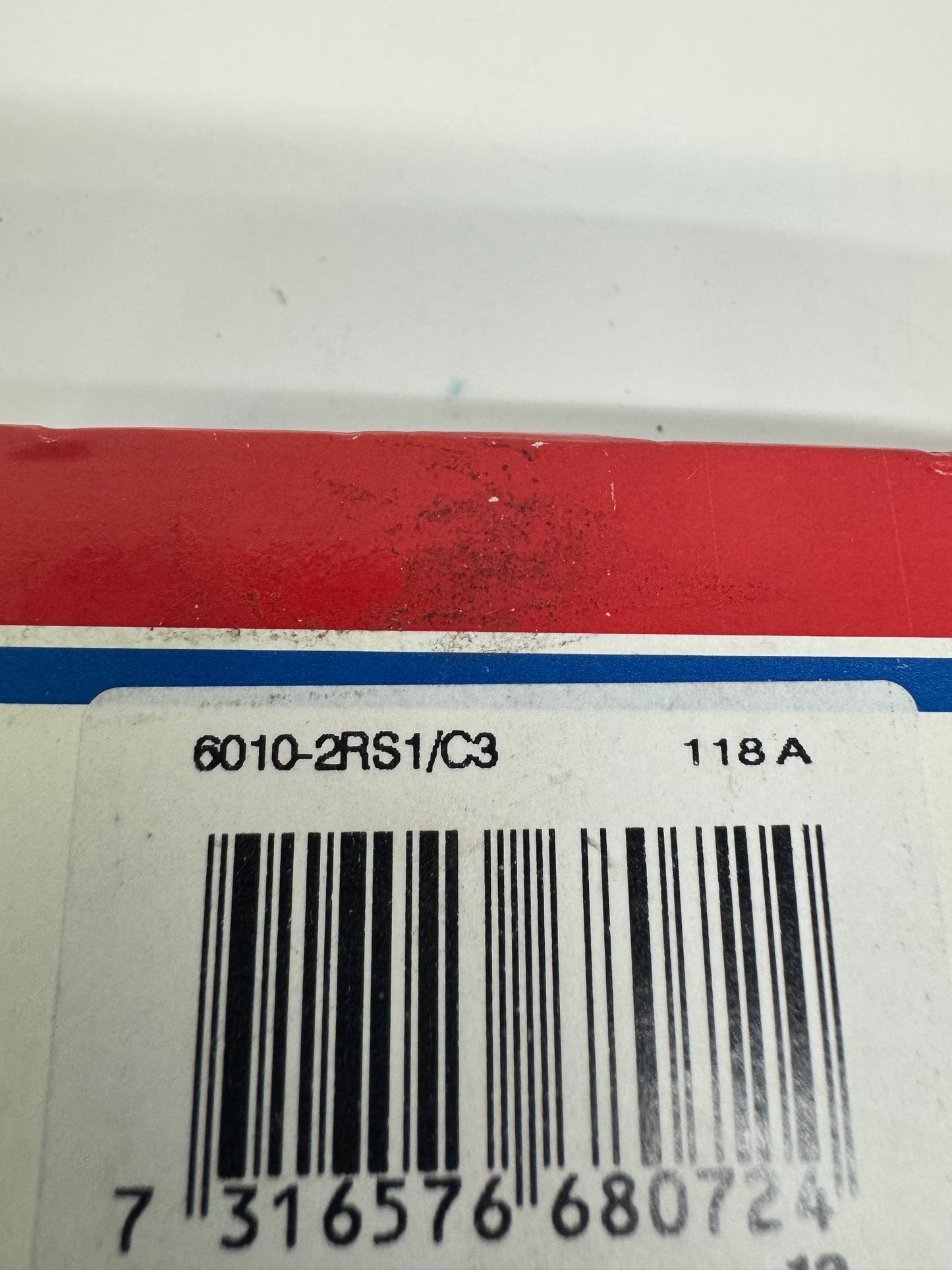 SKF Deep Groove Ball Bearing 6010-2RS1/C3 50 x 80 x 16 mm