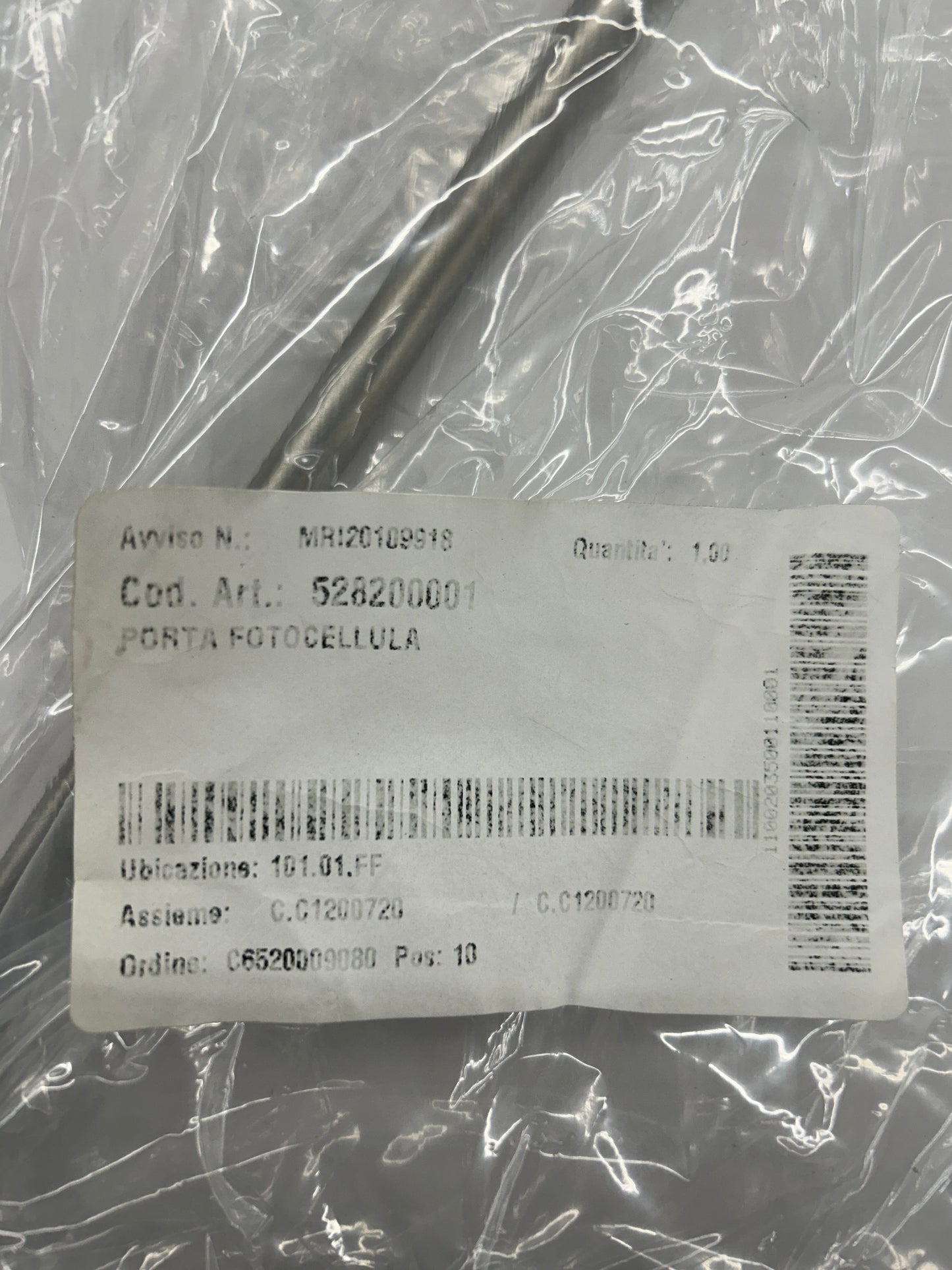 Biesse Photocell Sensor Mount Rod 528200001