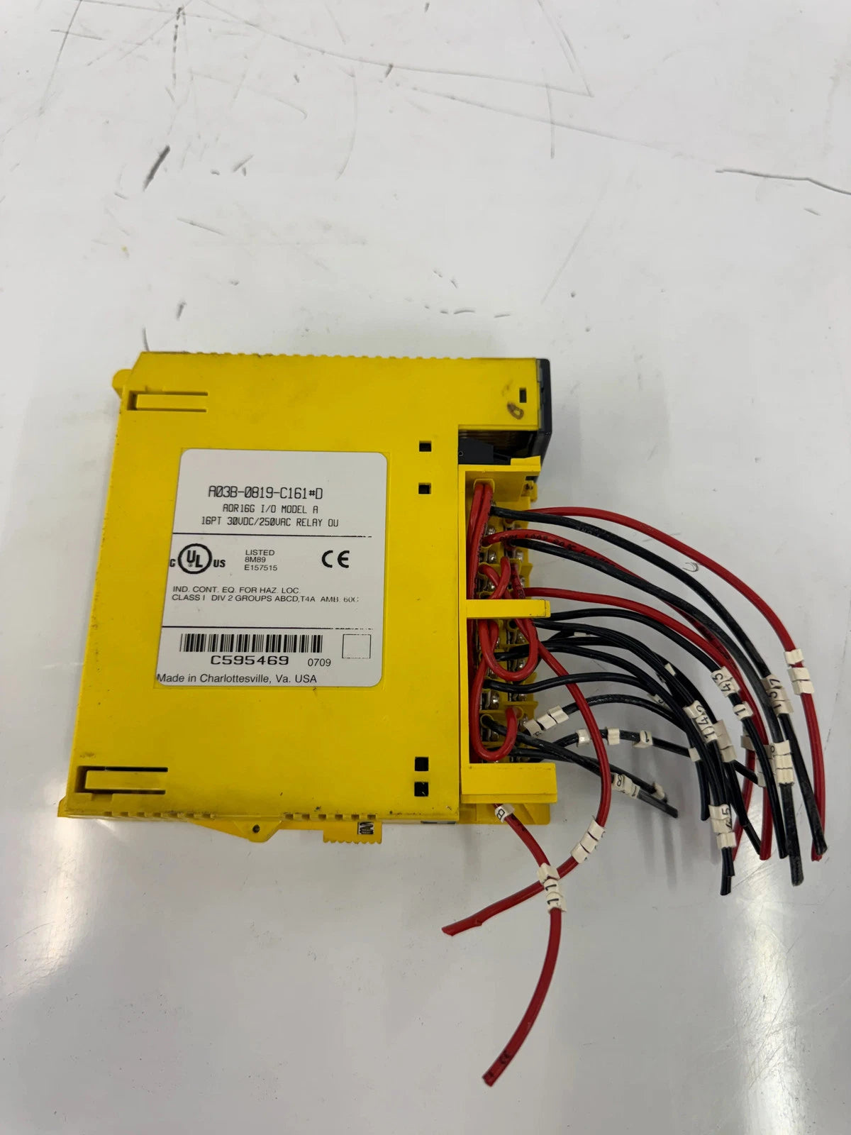 Fanuc I/O Module A03B-0819-C161 30V DC / 250V AC
