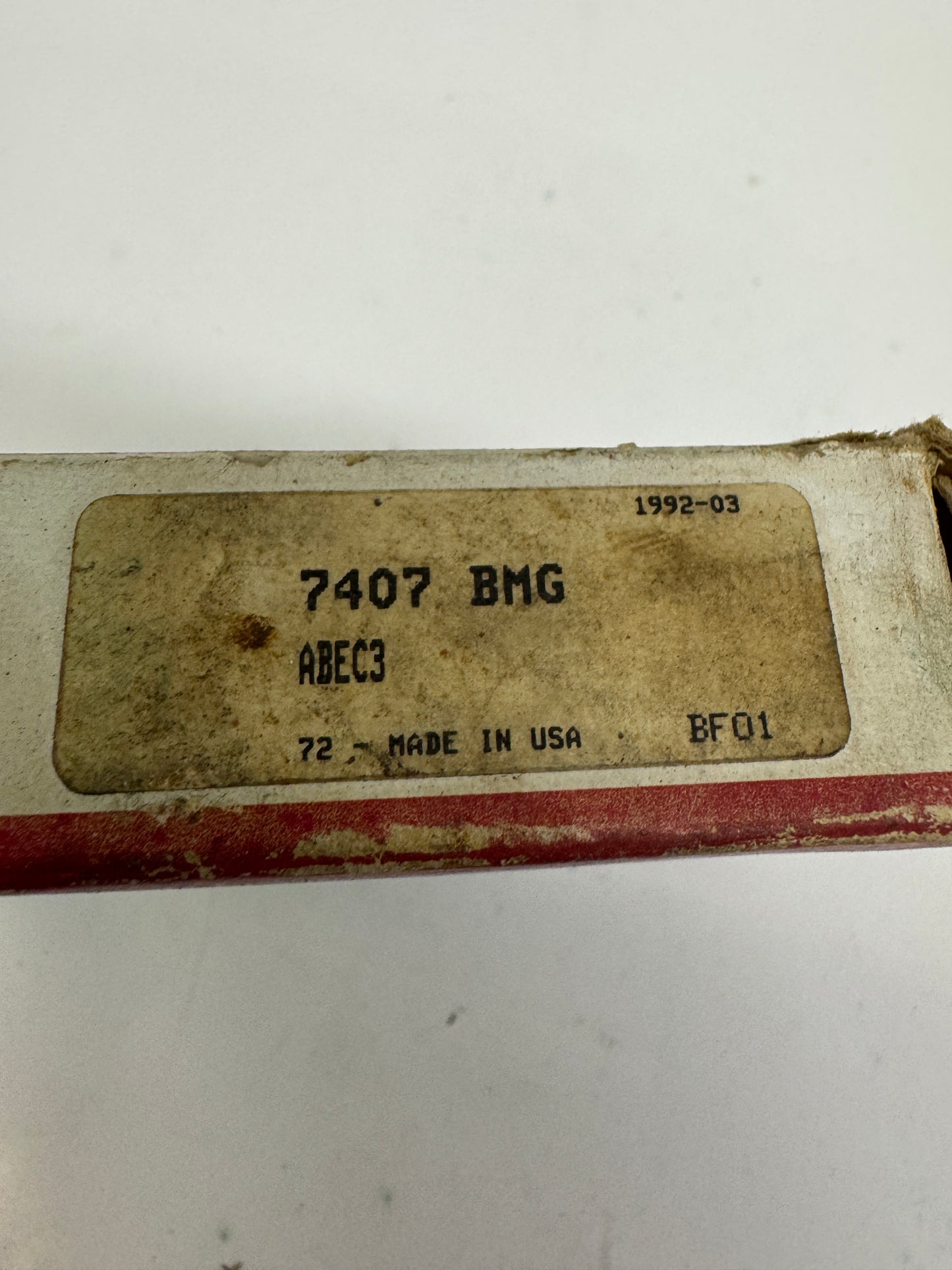 SKF Angular Contact Ball Bearing 7407 BMG 35 x 100 x 25 mm
