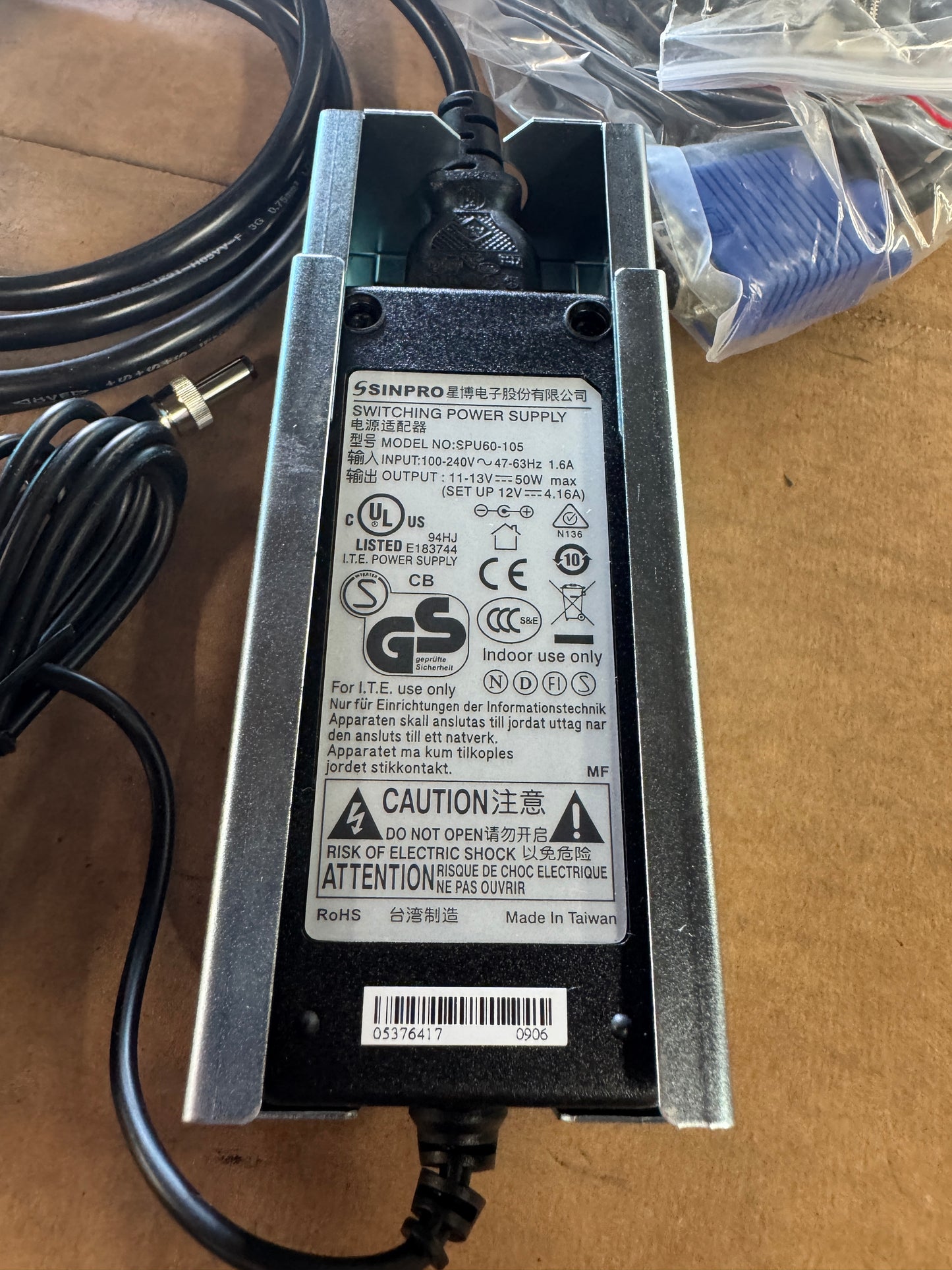 Sinpro Switching Power Supply SPU60-105