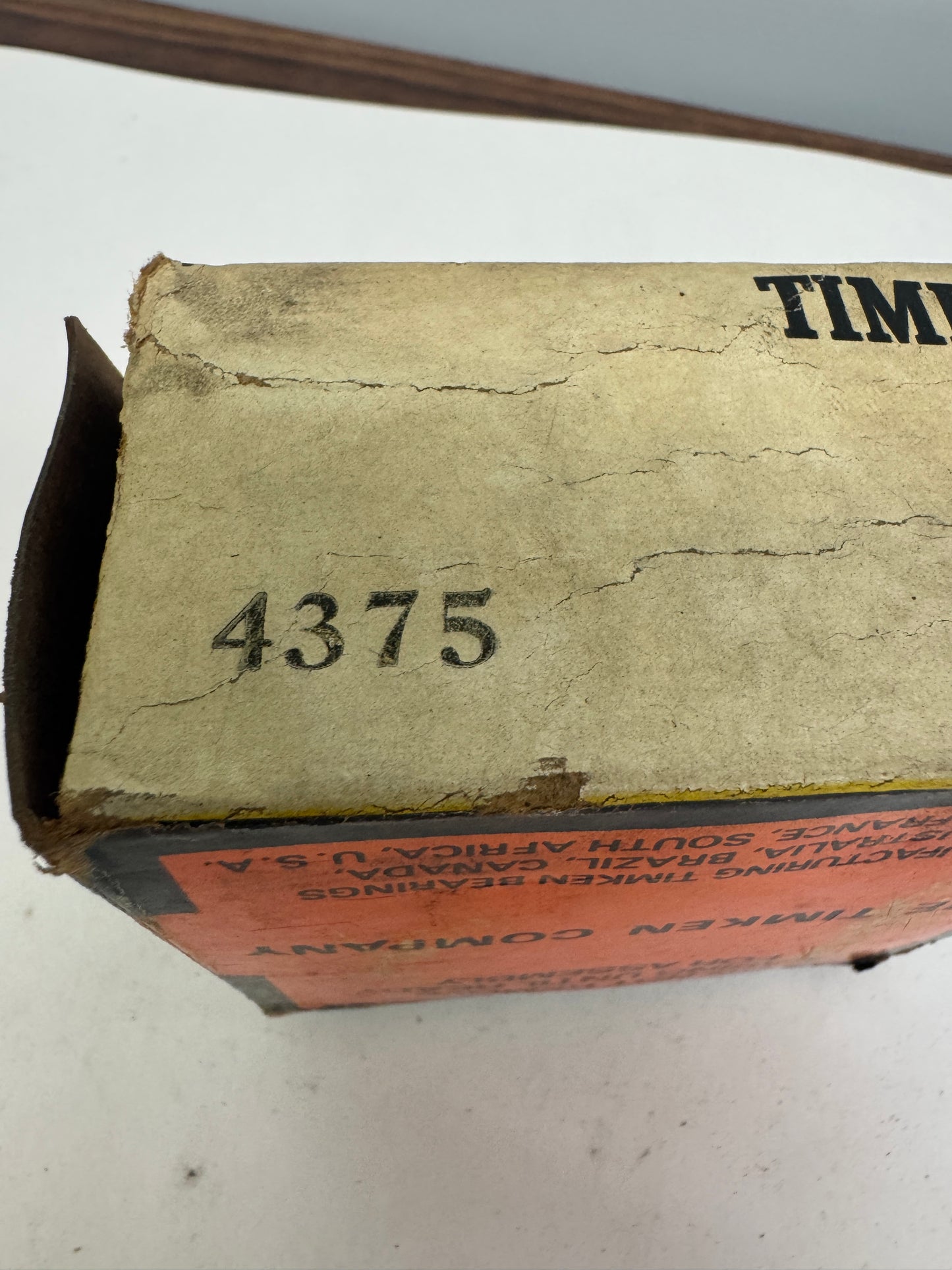 Timken Tapered Roller Bearing Cone 4375 1.5 In. Bore x 1.59 In. Width