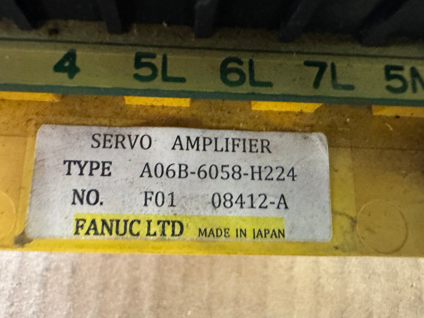 Fanuc A06B-6058-H224 Servo Amplifier Untested Surplus
