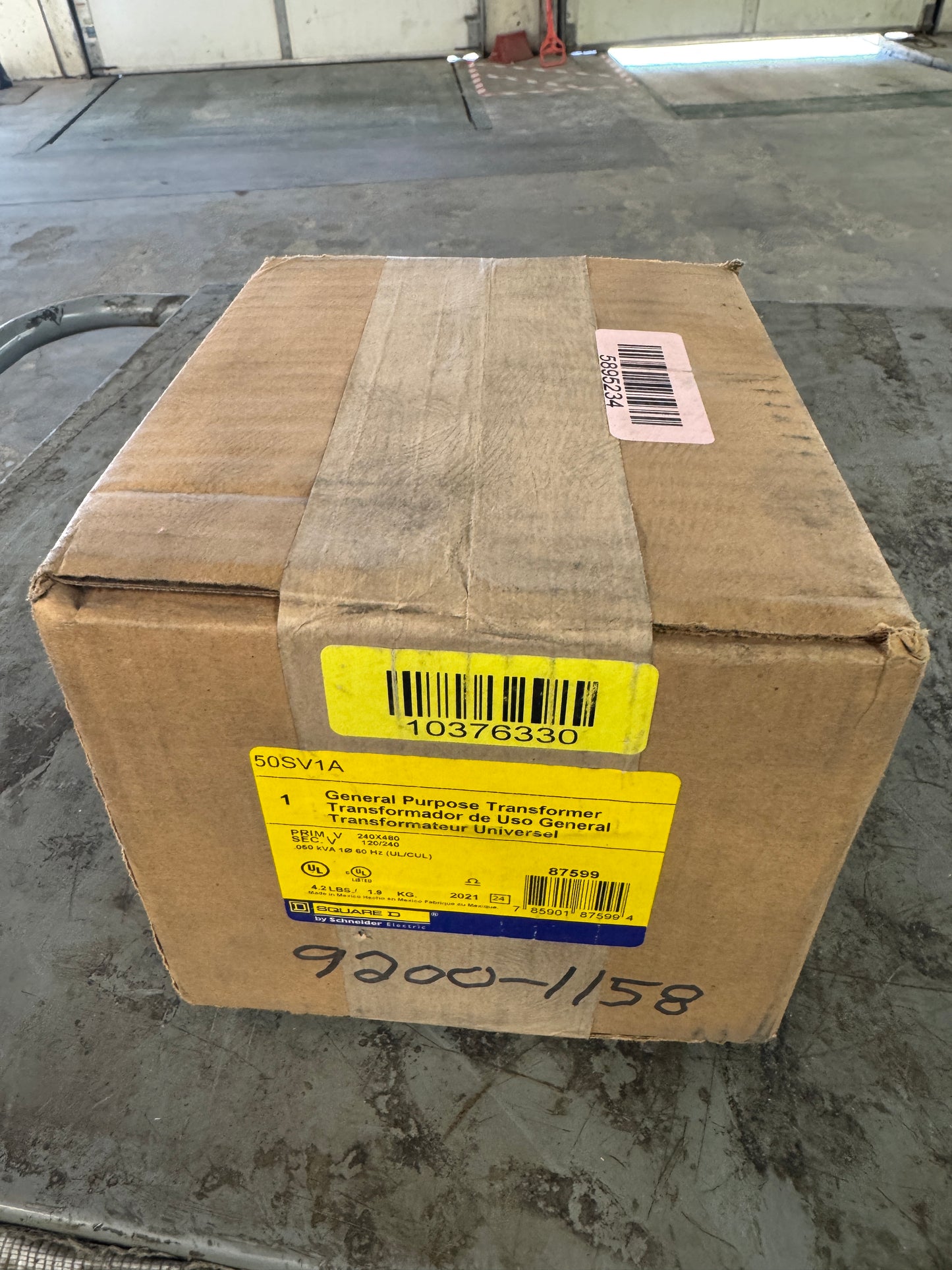 Square D General Purpose Transformer 50SV1A
