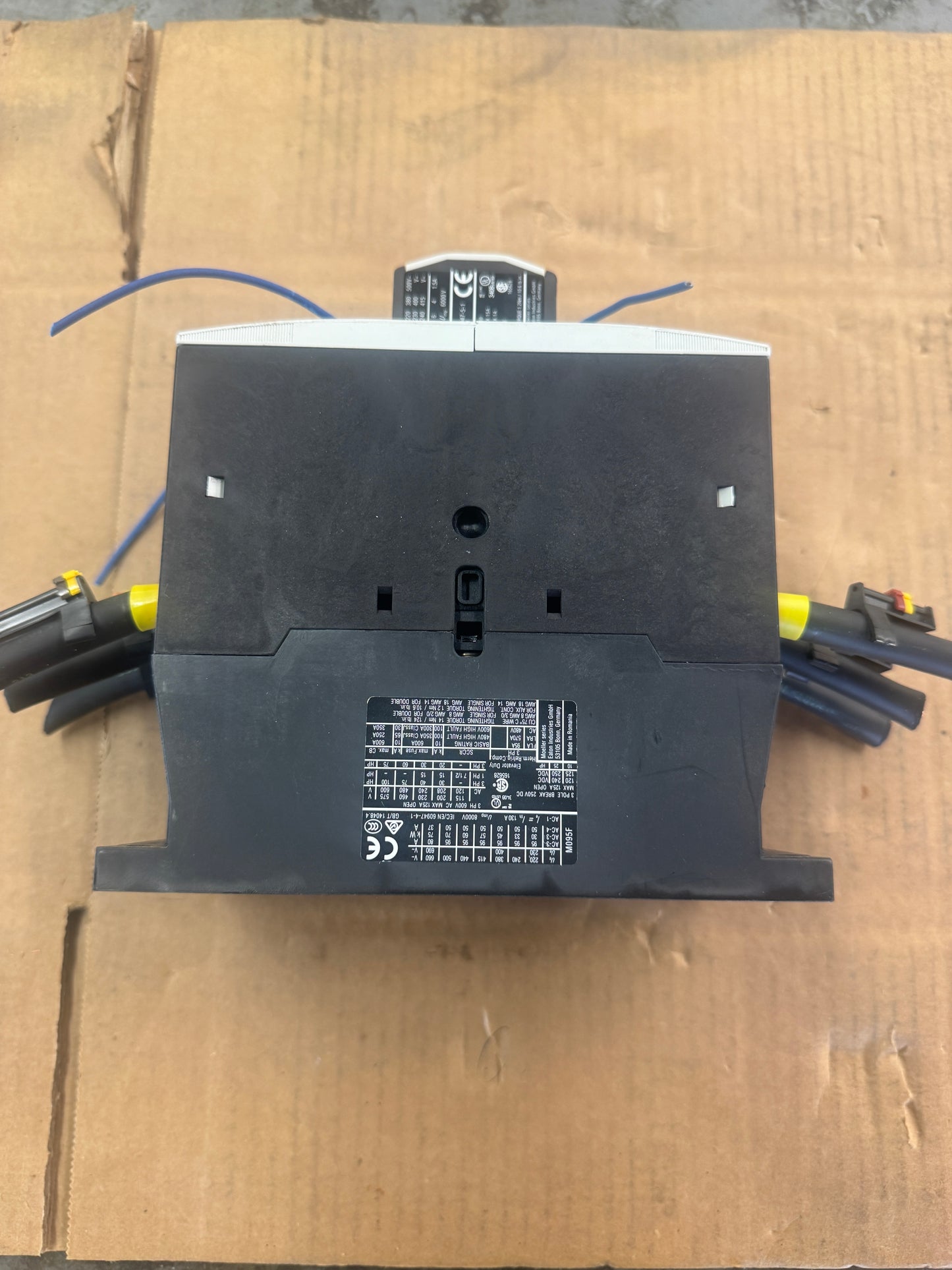 Eaton XTCE095F IEC Contactor 24 27VDC Coil Untested Surplus