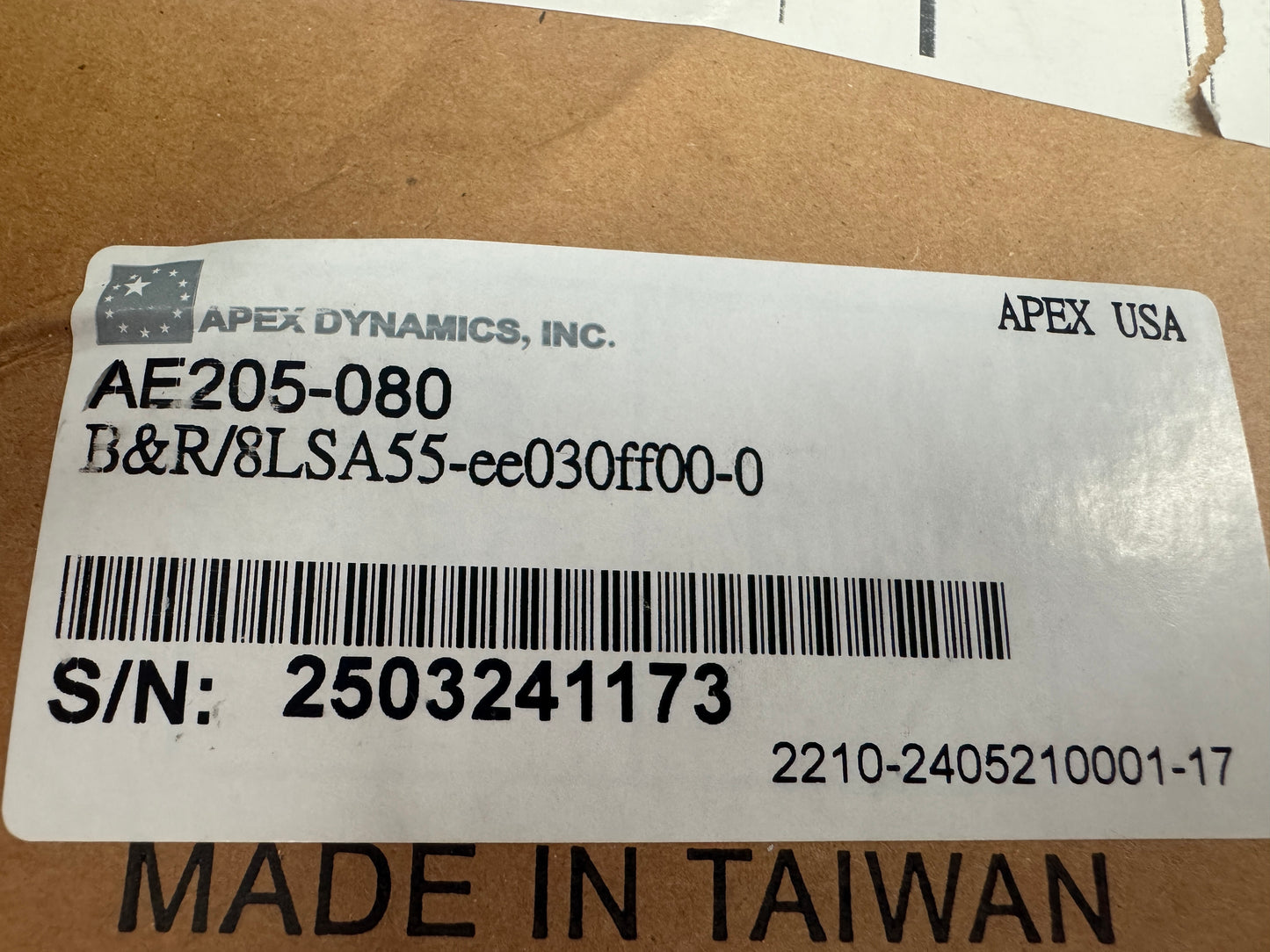 Apex Dynamics Planetary Gearbox AE205-080