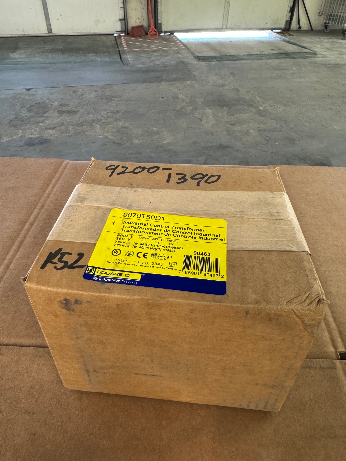 Square D Industrial Control Transformer 9070T50D1