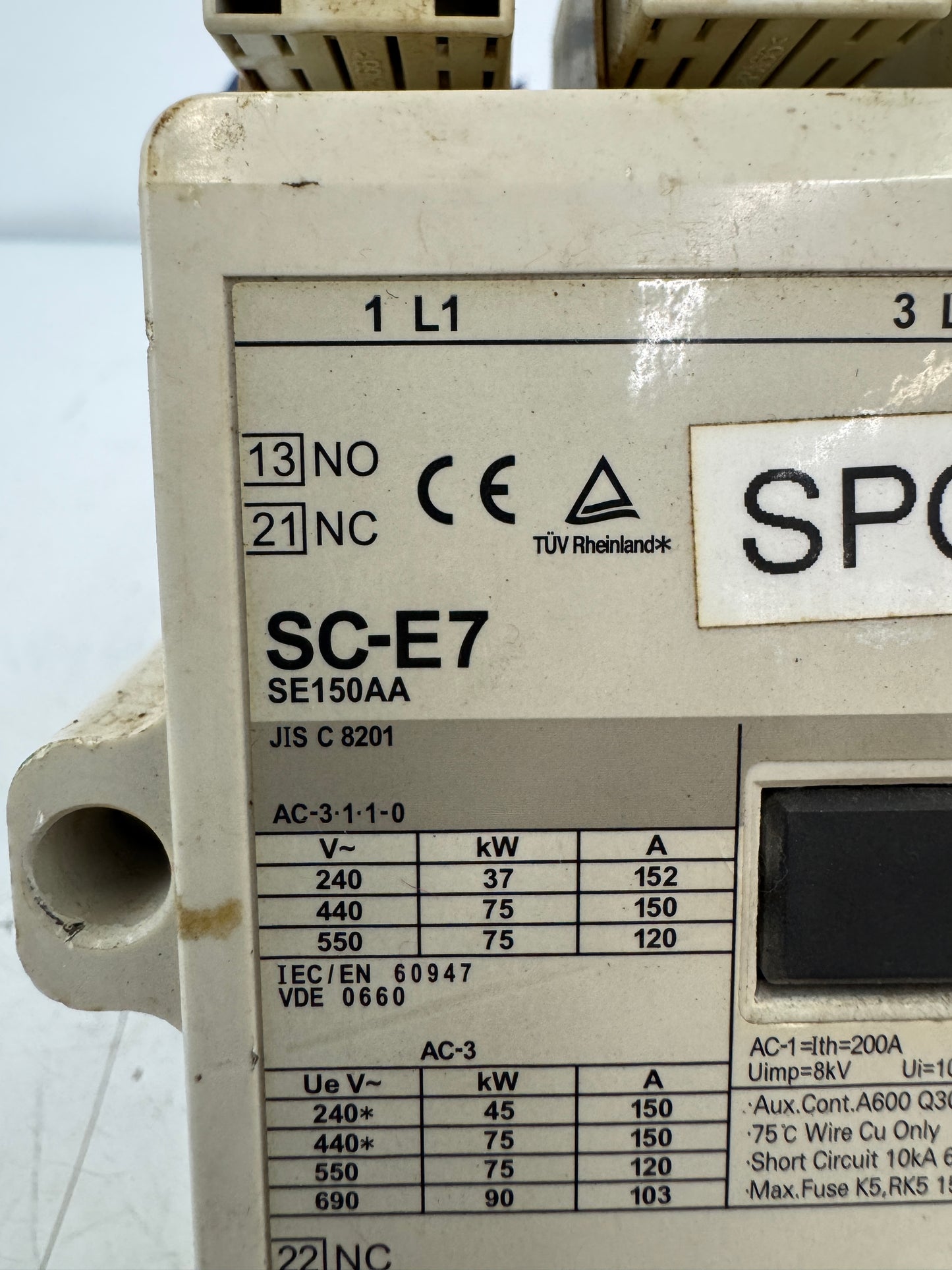 Klockner Moeller Three-Pole Contactor DIL4AM 11 SI DIL M Auxiliary Contact Block