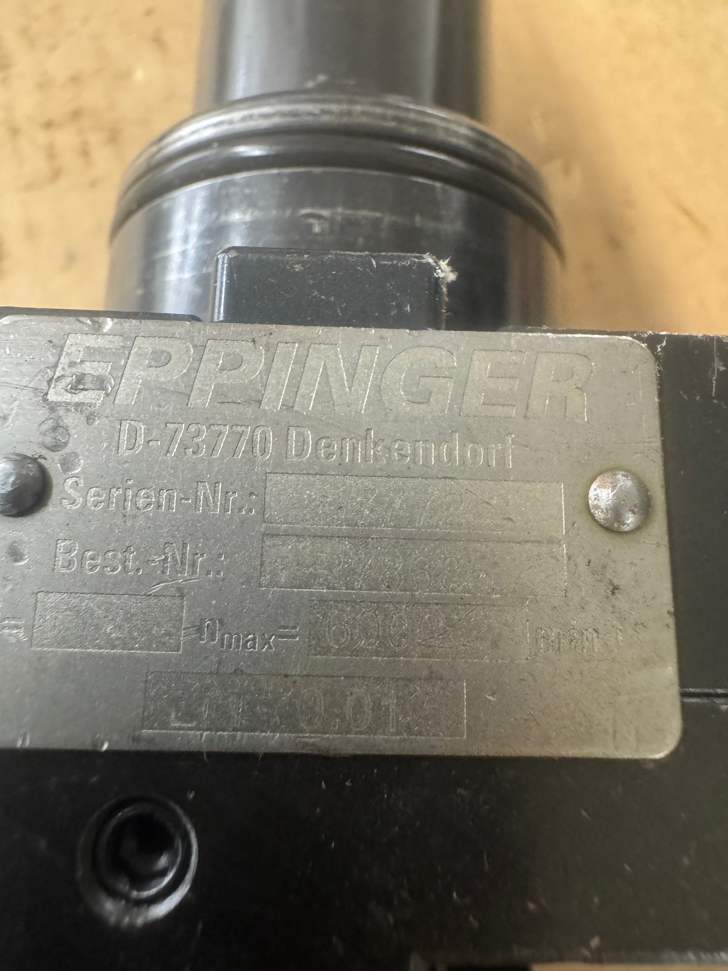 Eppinger Live Tool Holder 7.071.060 | BMT55 | 2:1 Gear Ratio, 3000 RPM Max | Orientation: Axial | Coolant Through