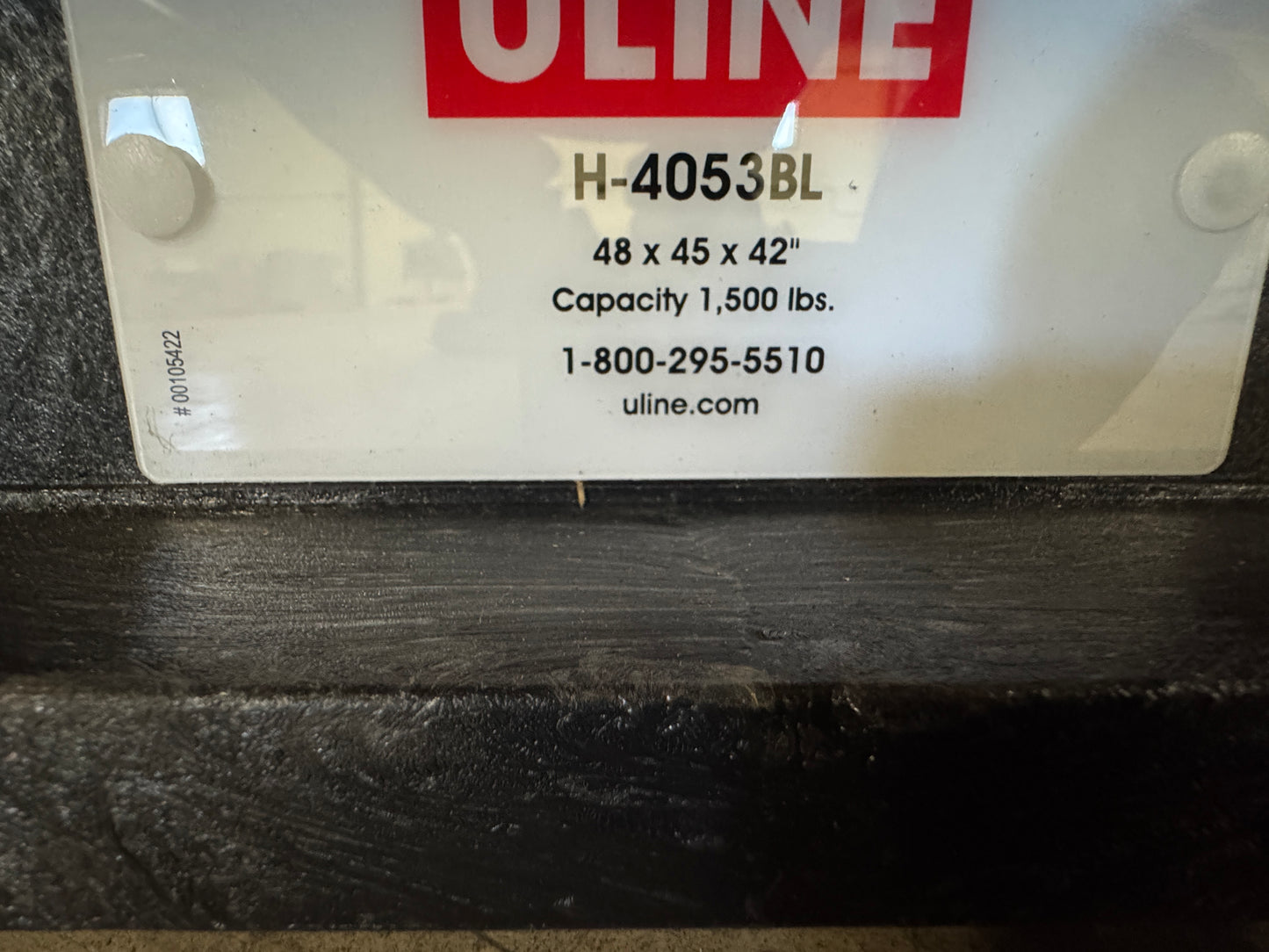 Uline Collapsible Bulk Container H-4053BL 1,500 Lb