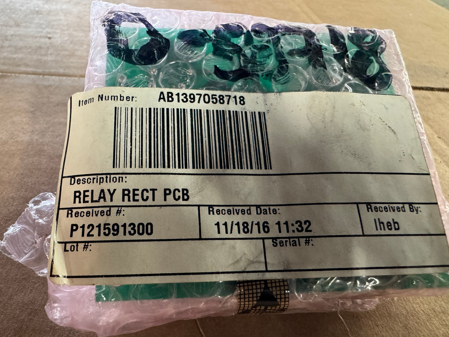 Allen-Bradley Relay Rectifier Board 1397-O-58718