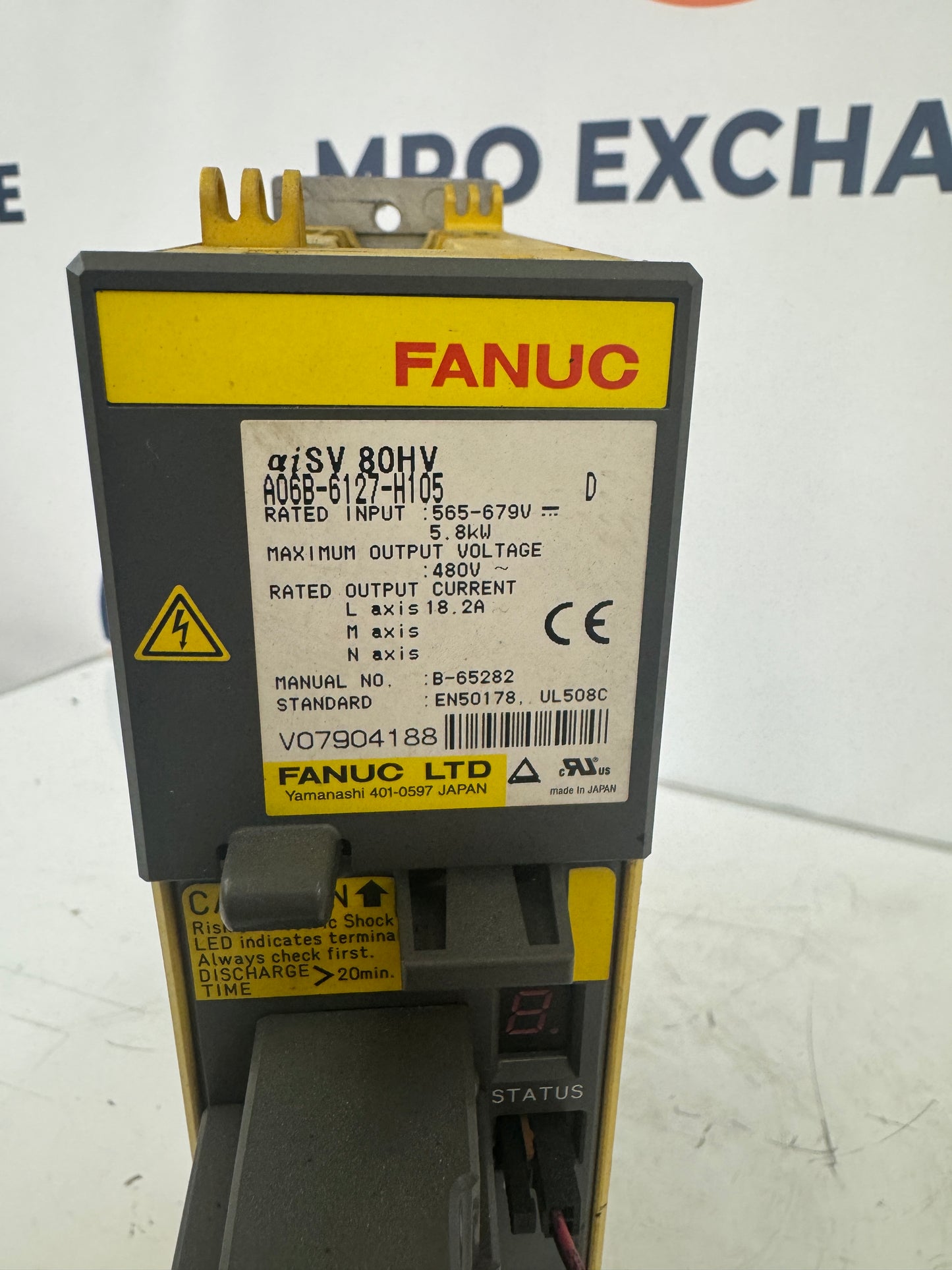 Fanuc Servo Drive A06B-6127-H105 480VAC
