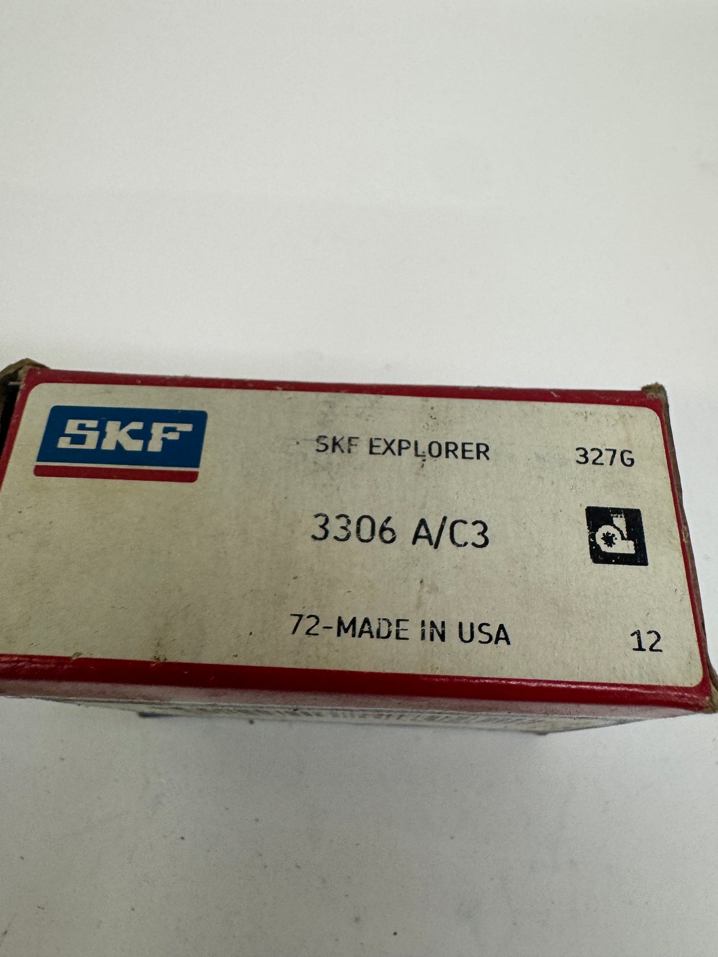 SKF Double Row Angular Contact Ball Bearing 3306 A/C3 30 x 72 x 30.2 mm