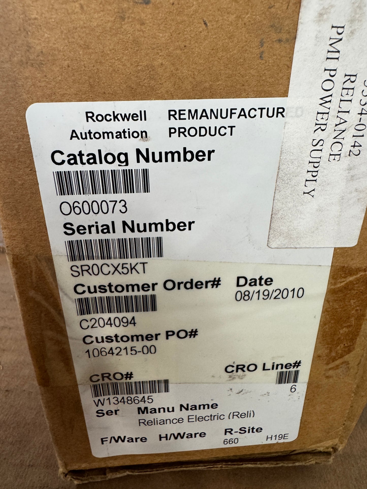 Reliance Electric PMI AutoMax Power Supply Board 0-60007-3 115 VAC