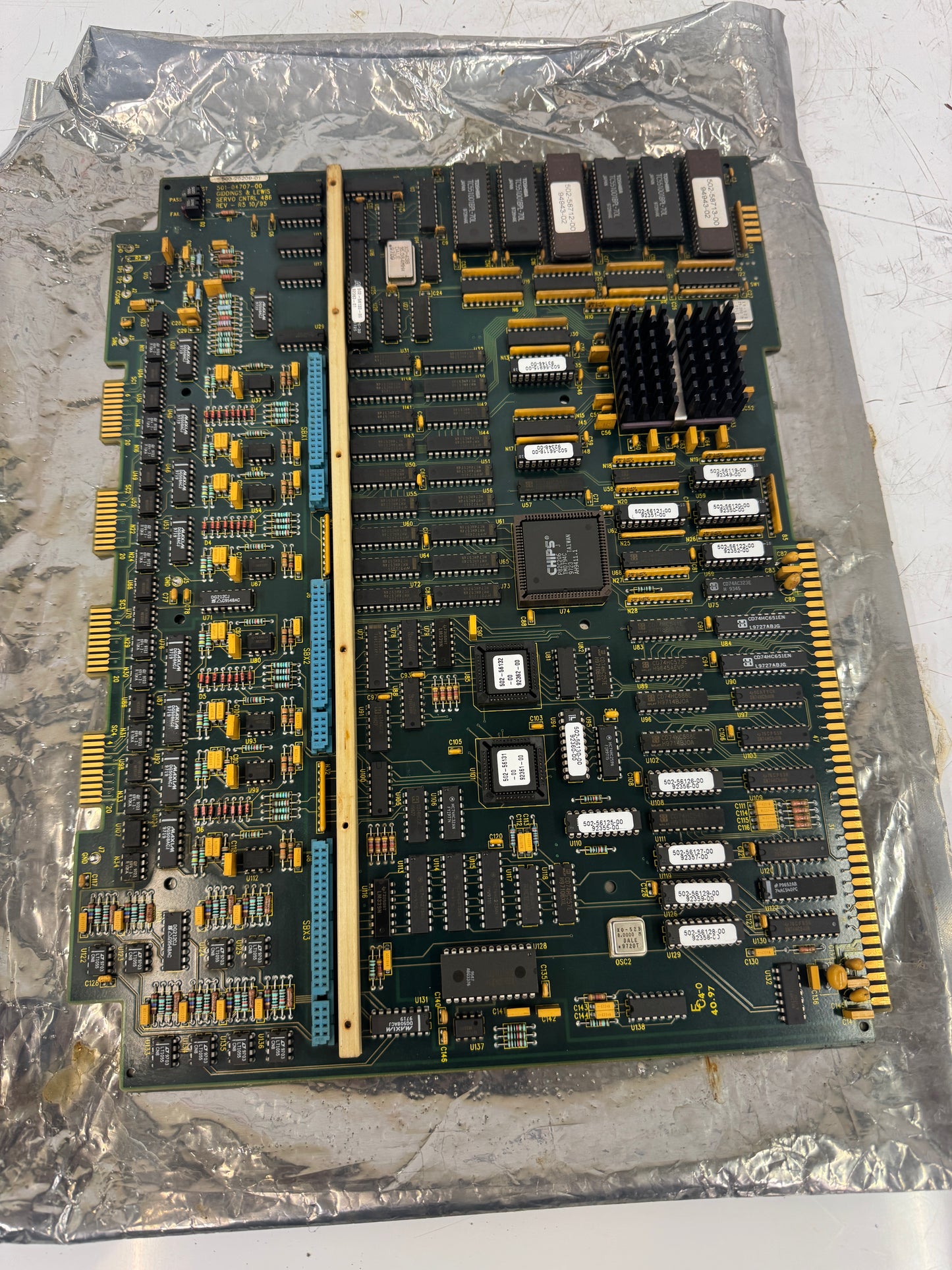 Giddings and Lewis Servo Control 486 Circuit Board 501-04707-00