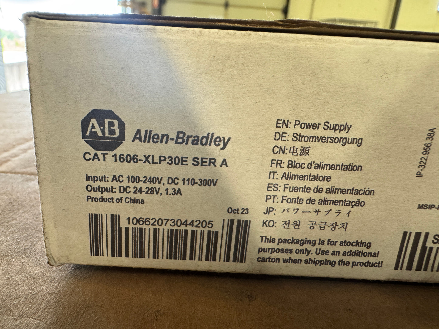 Allen-Bradley Power Supply 1606-XLP30E