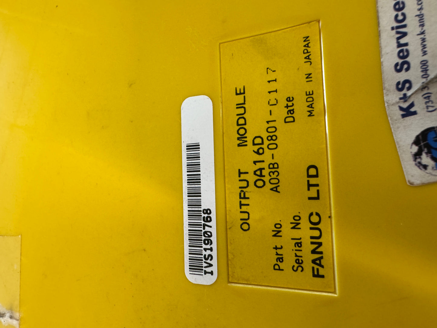 FANUC A03B-0801-C117 Output Module 120 VAC Untested Surplus