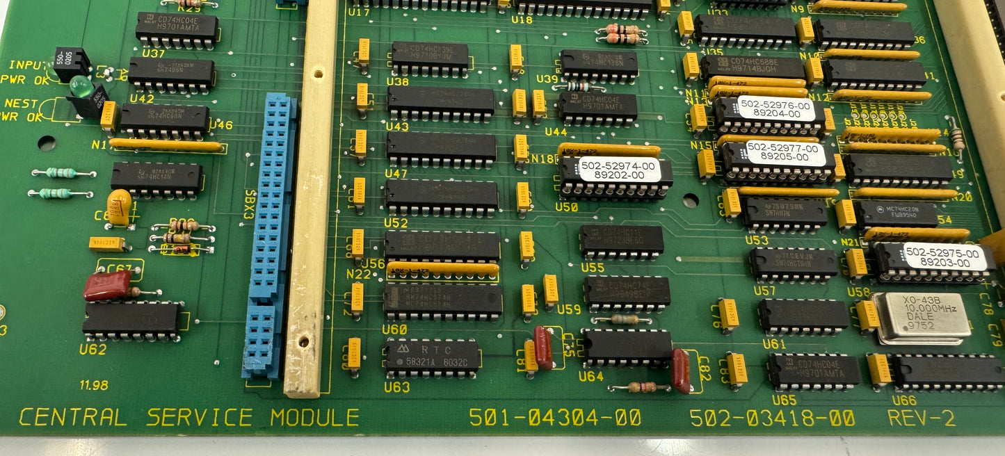 Giddings and Lewis Central Service Module 502-03418-00