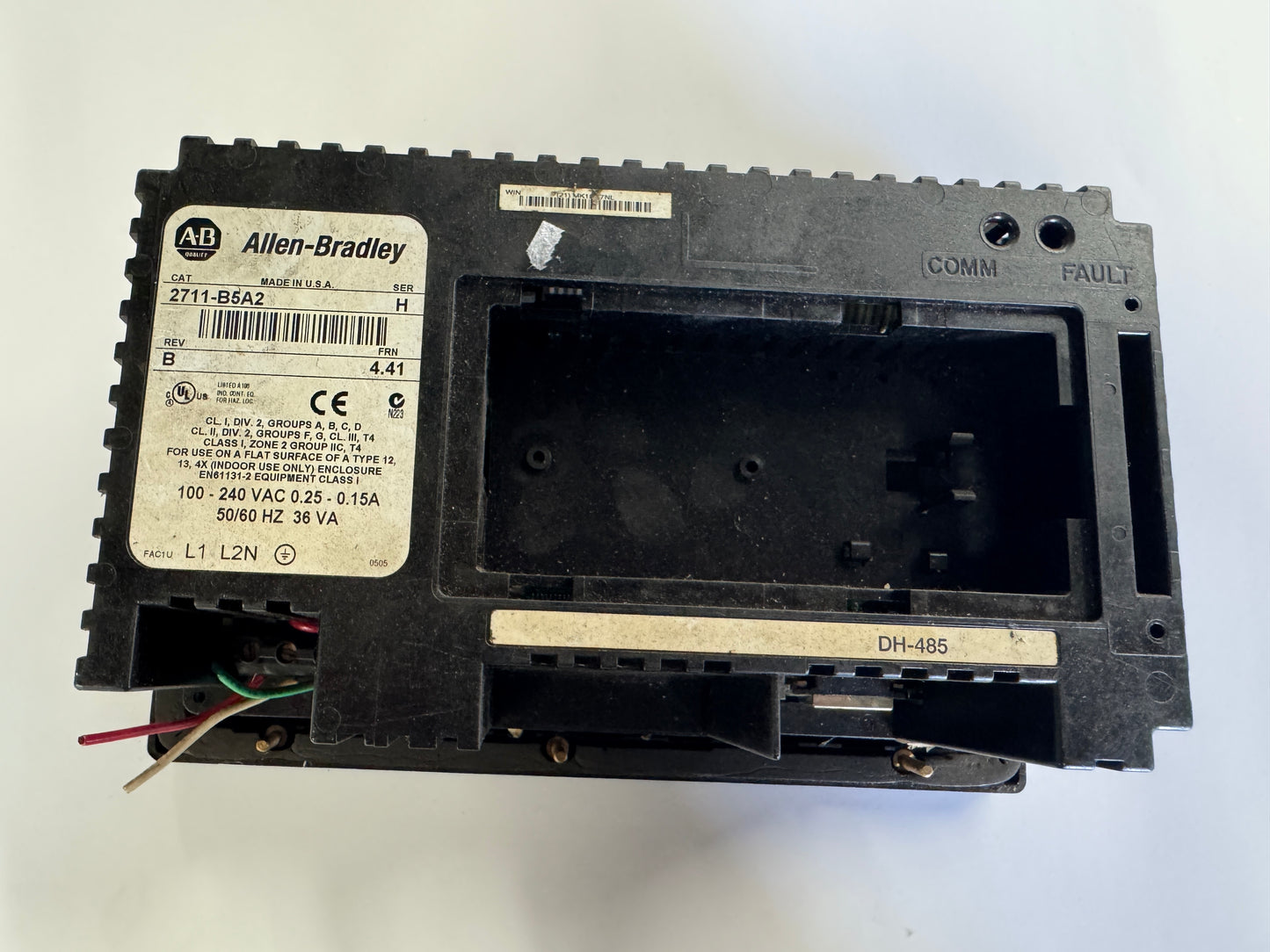 Allen-Bradley PanelView 550 HMI Terminal 2711-B5A2 100-240 VAC