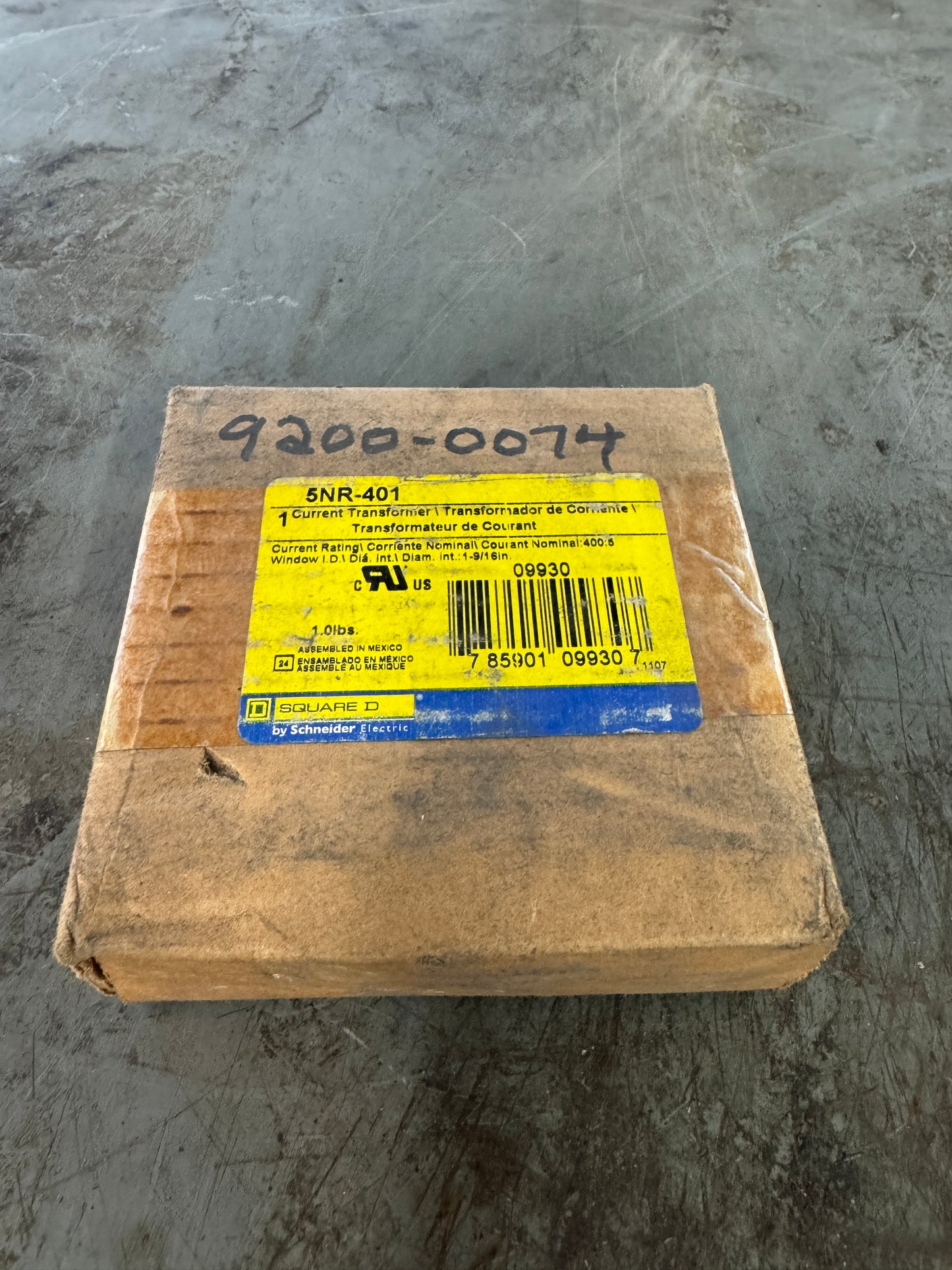 Square D Current Transformer 5NR-401 600V