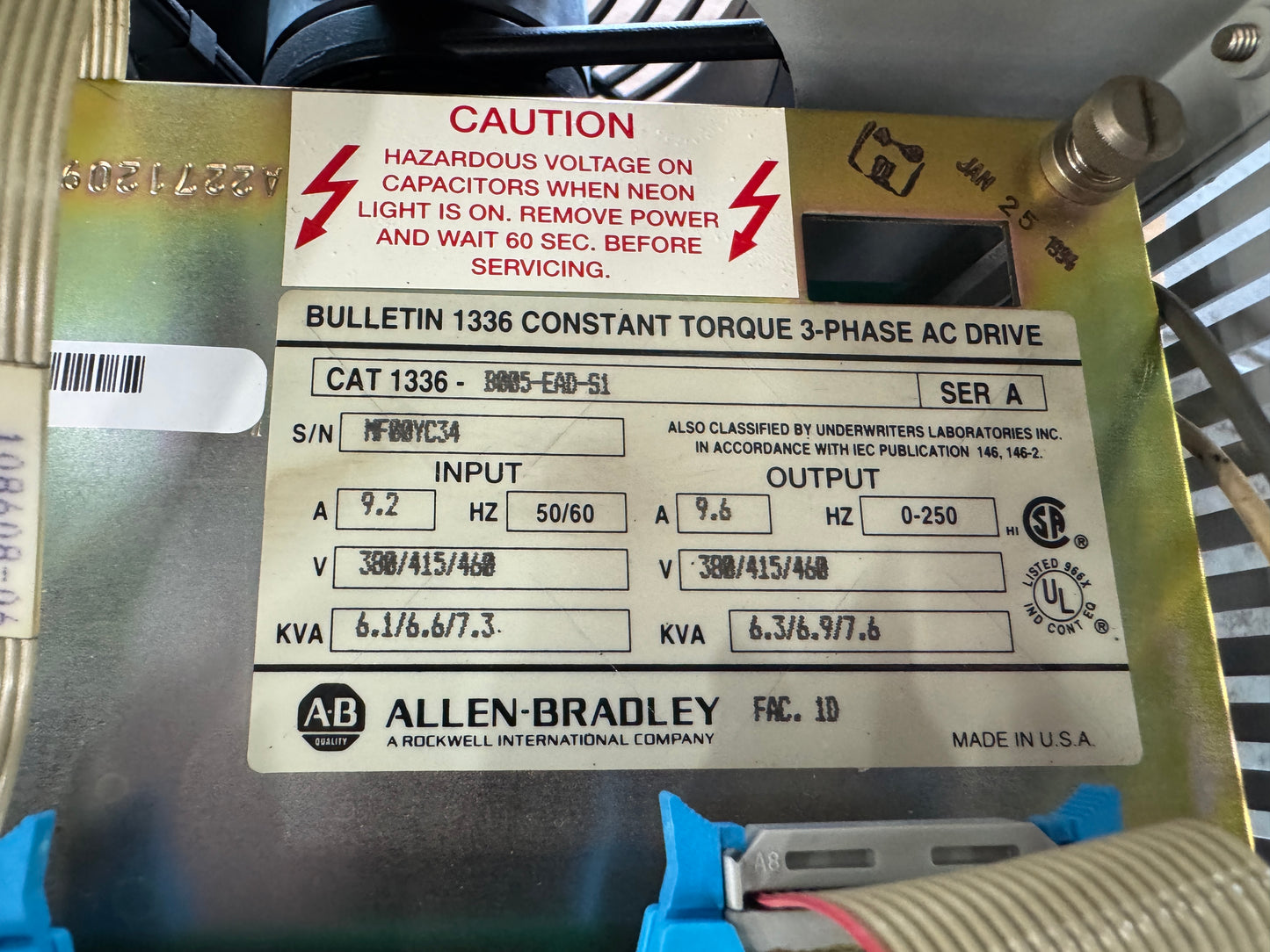 Allen-Bradley 1336-B005-EAD-S1 AC Drive 01561