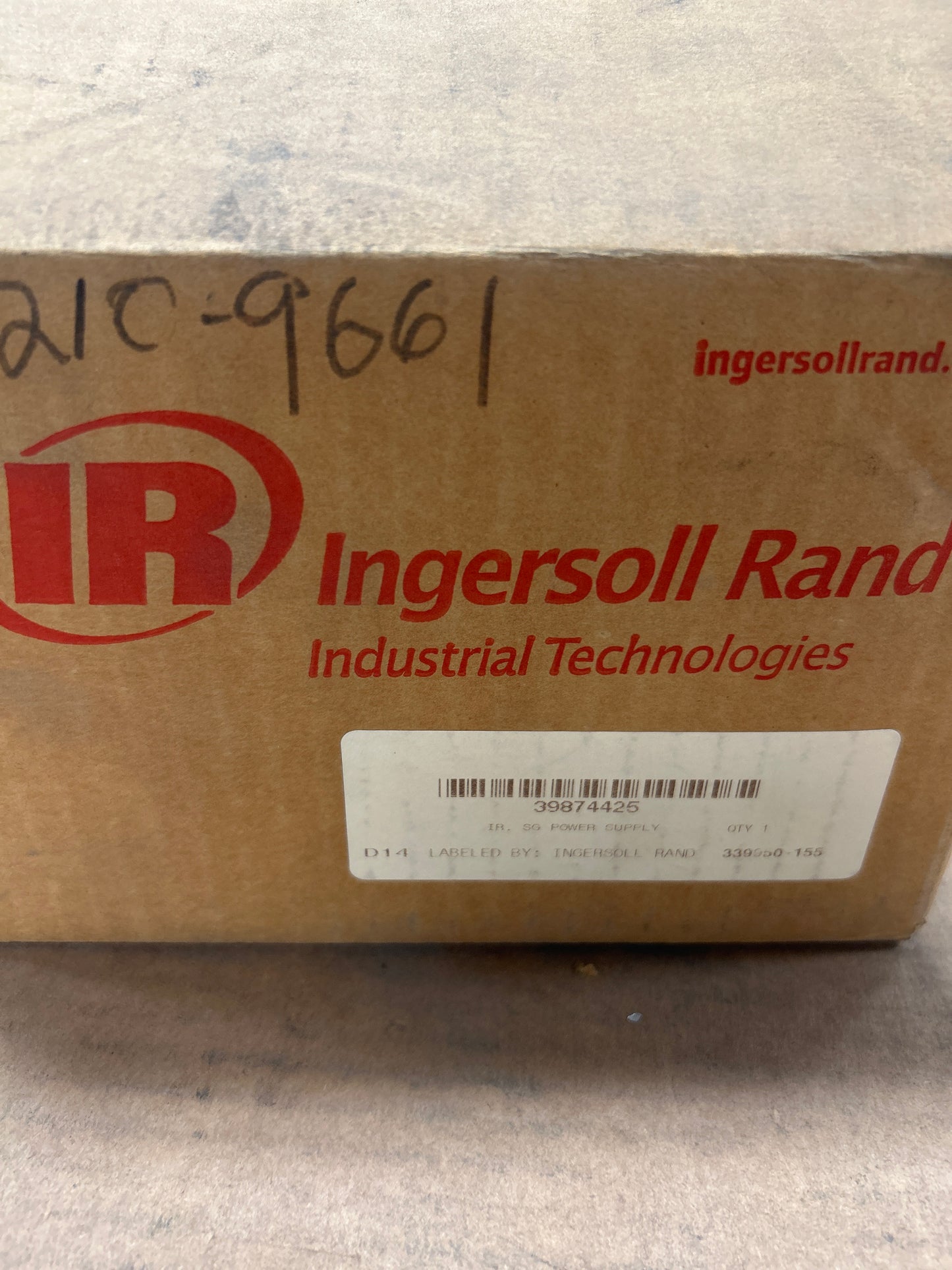 Ingersoll Rand SG Power Supply Board 39874425