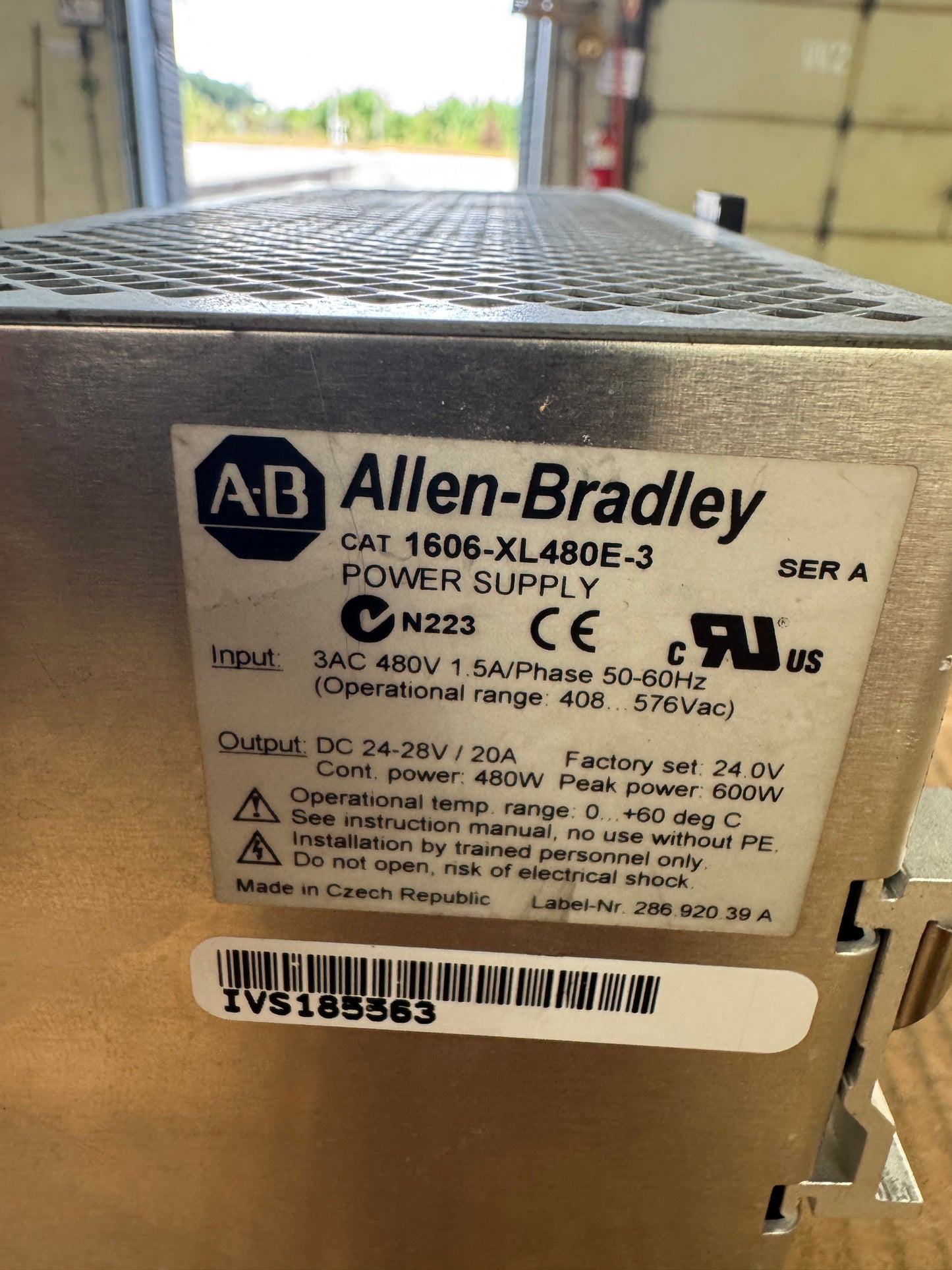 Allen-Bradley 1606-XL480E-3 Power Supply 1666