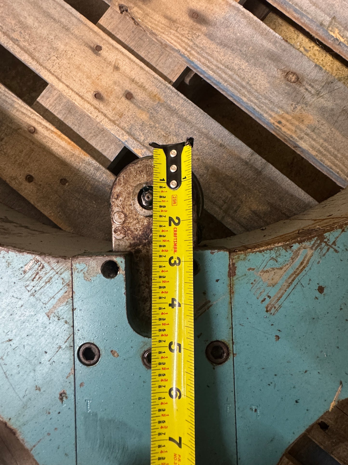 Large Lathe Steady Rest | Approx. 30 in. Bore Inside Diameter
