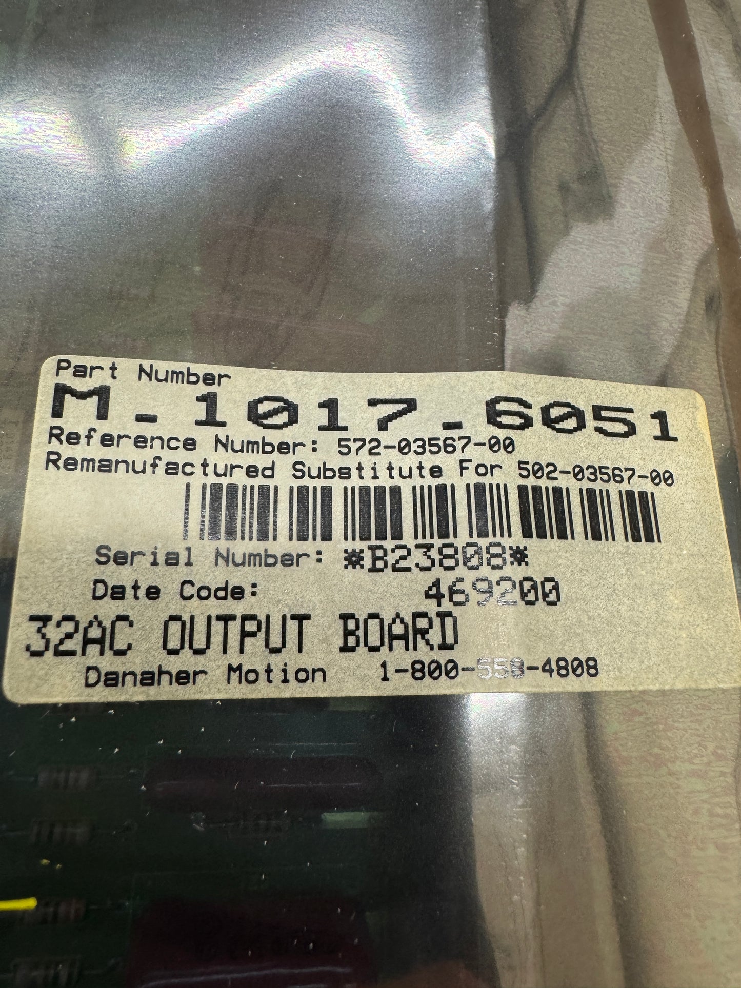 Danaher Motion (Giddings & Lewis) I/O Module M-1017-6051