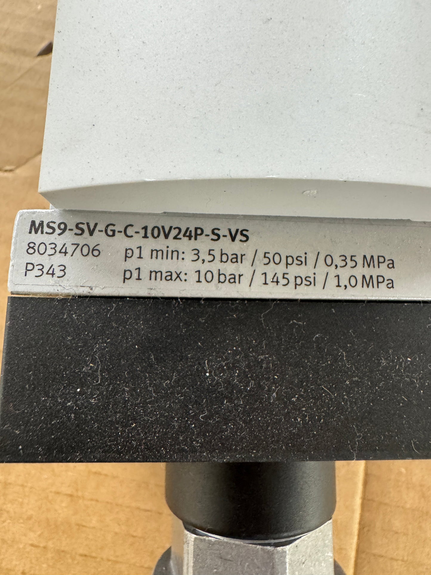Festo Soft Start Quick Exhaust Valve MS9-SV-G-C-10V24P-S-VS G1 In. Female Thread 50-145 PSI