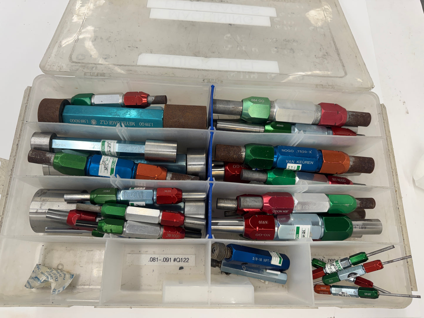 GO/NOGO Plug Gauge Mixed Lot