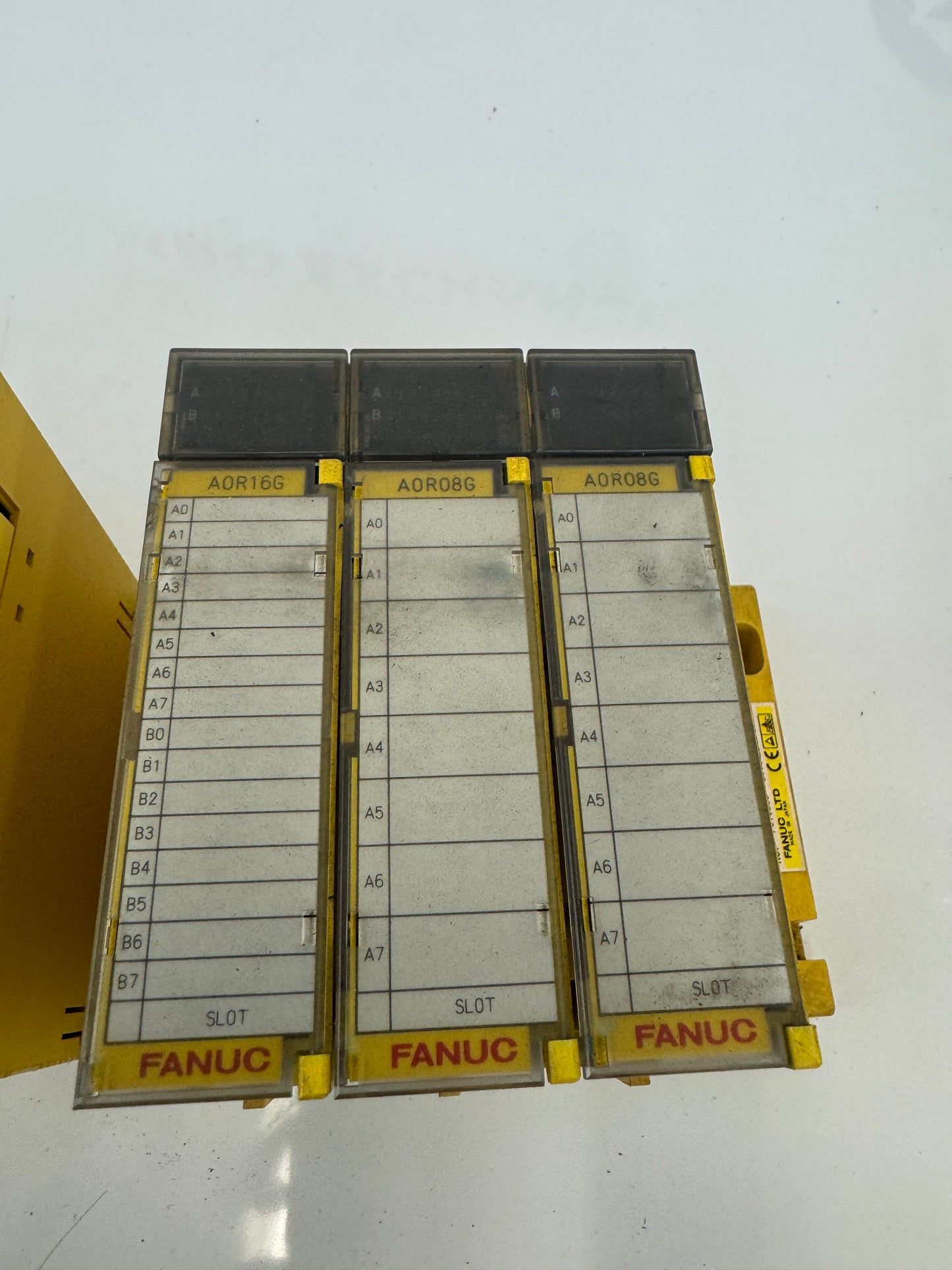 Fanuc A03B-0819-C001 10 Slot I/O Rack Assembly with A03B-0819 series modules 24V DC