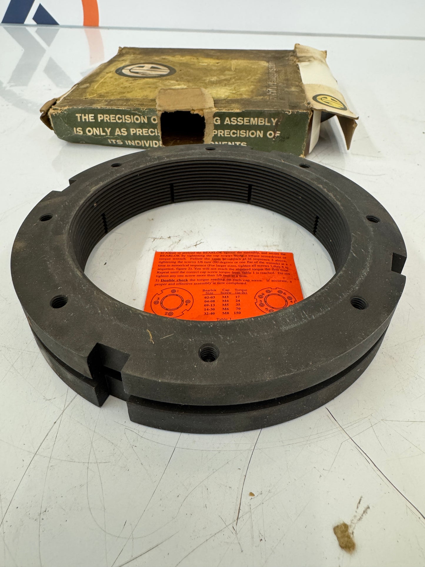 Whittet-Higgins BEAR-LOK BL-24 Bearlok Retaining Nut for 2-3/8 in Shaft – New