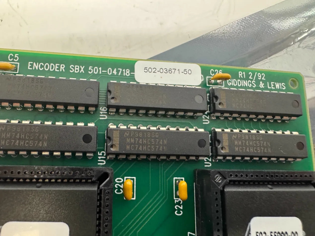 Giddings & Lewis Encoder SBX Board 502-03671-50