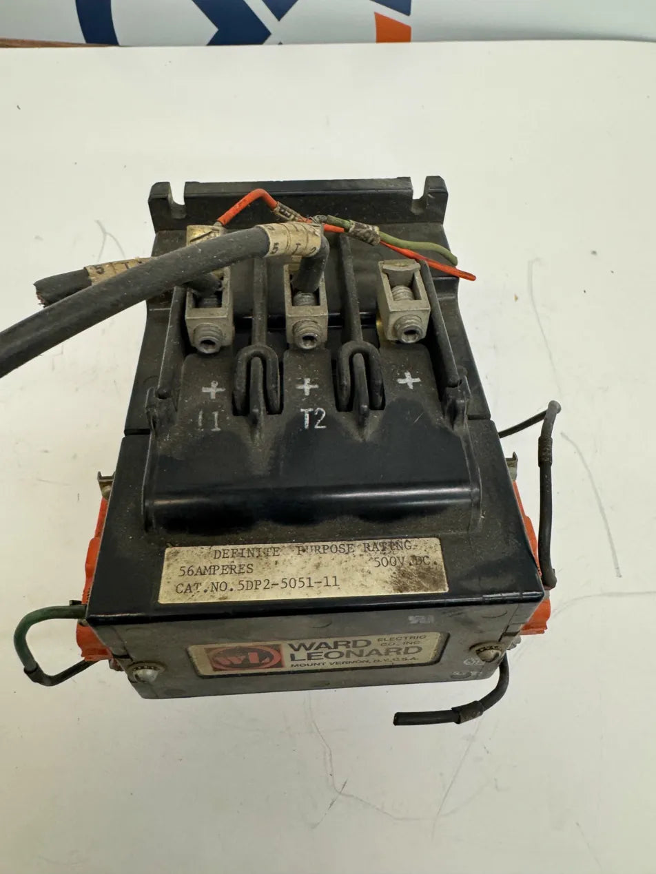 Ward Leonard Electric Co., Inc. Definite Purpose Contactor 5DP2-5051-11 500V DC