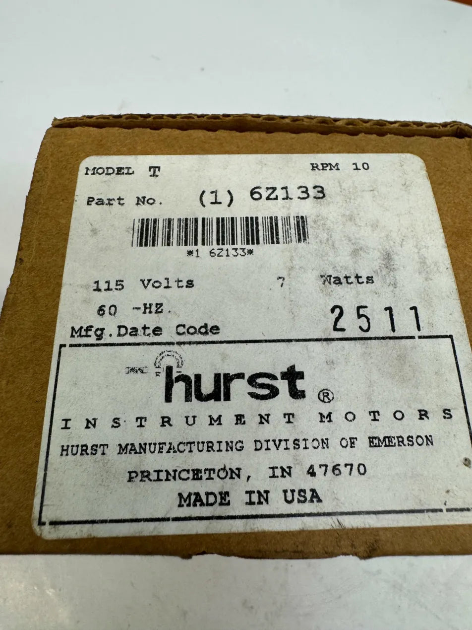 Hurst Synchronous AC Gearmotor 2602-006 - Variable 10 RPM m00734