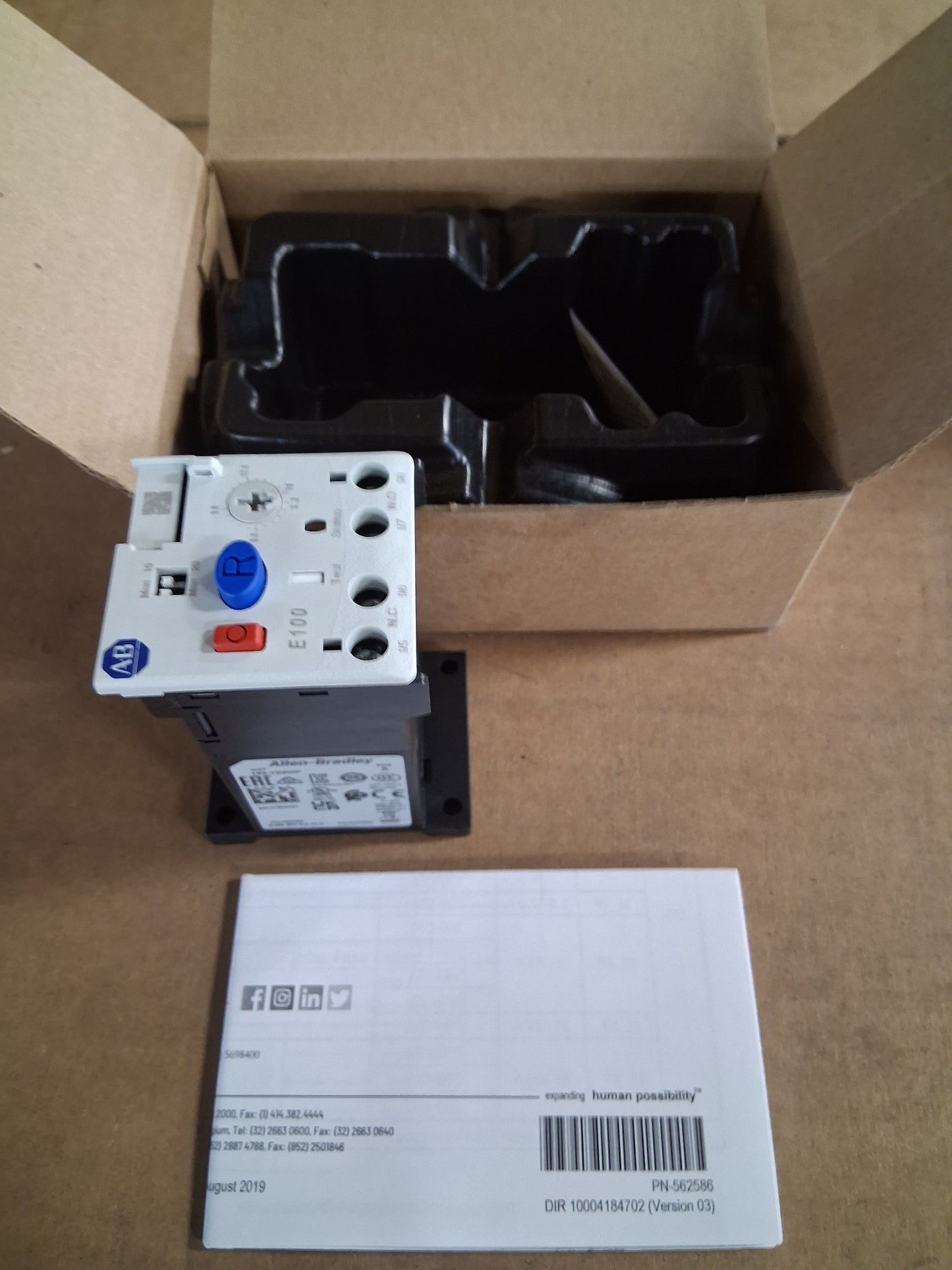 Allen-Bradley Overload Relay 193-1EEDP 690 VAC