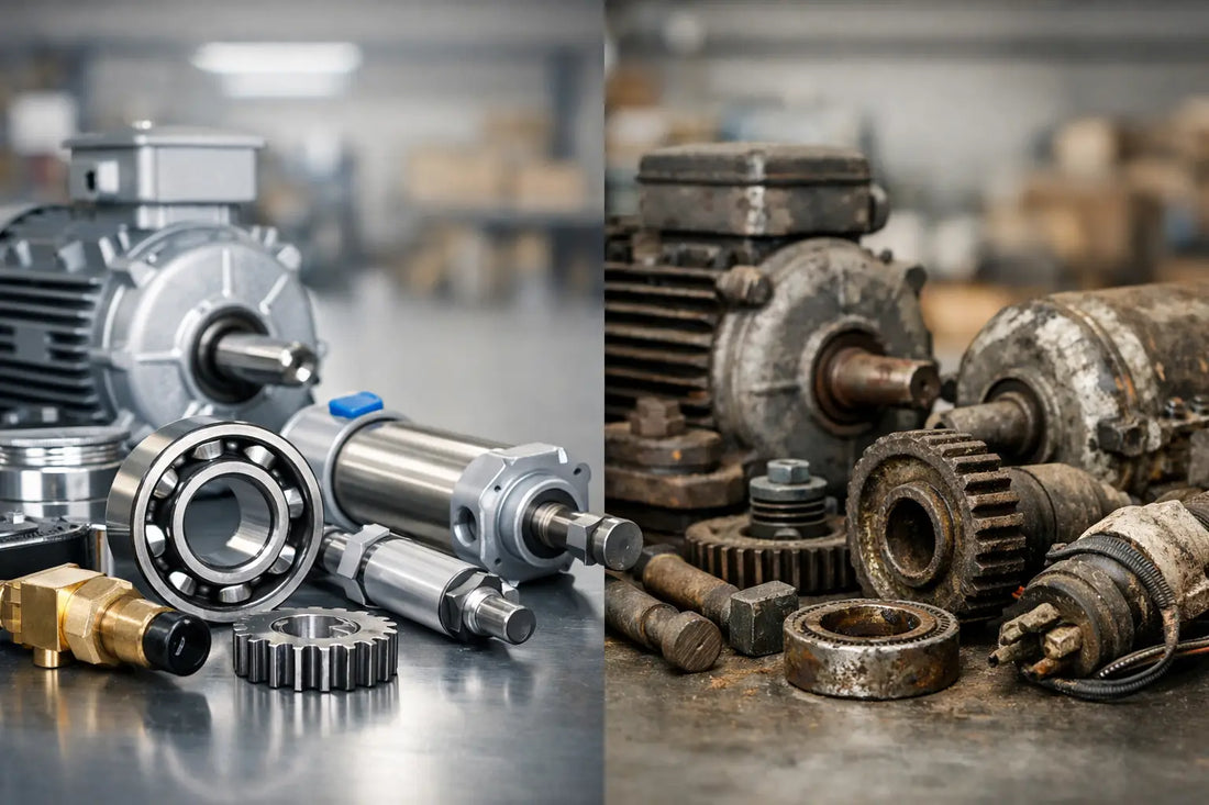 New vs Surplus Industrial Parts