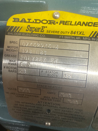 Baldor-Reliance Severe Duty Motor ECP83770T-5 - 7 HP 1800 RPM